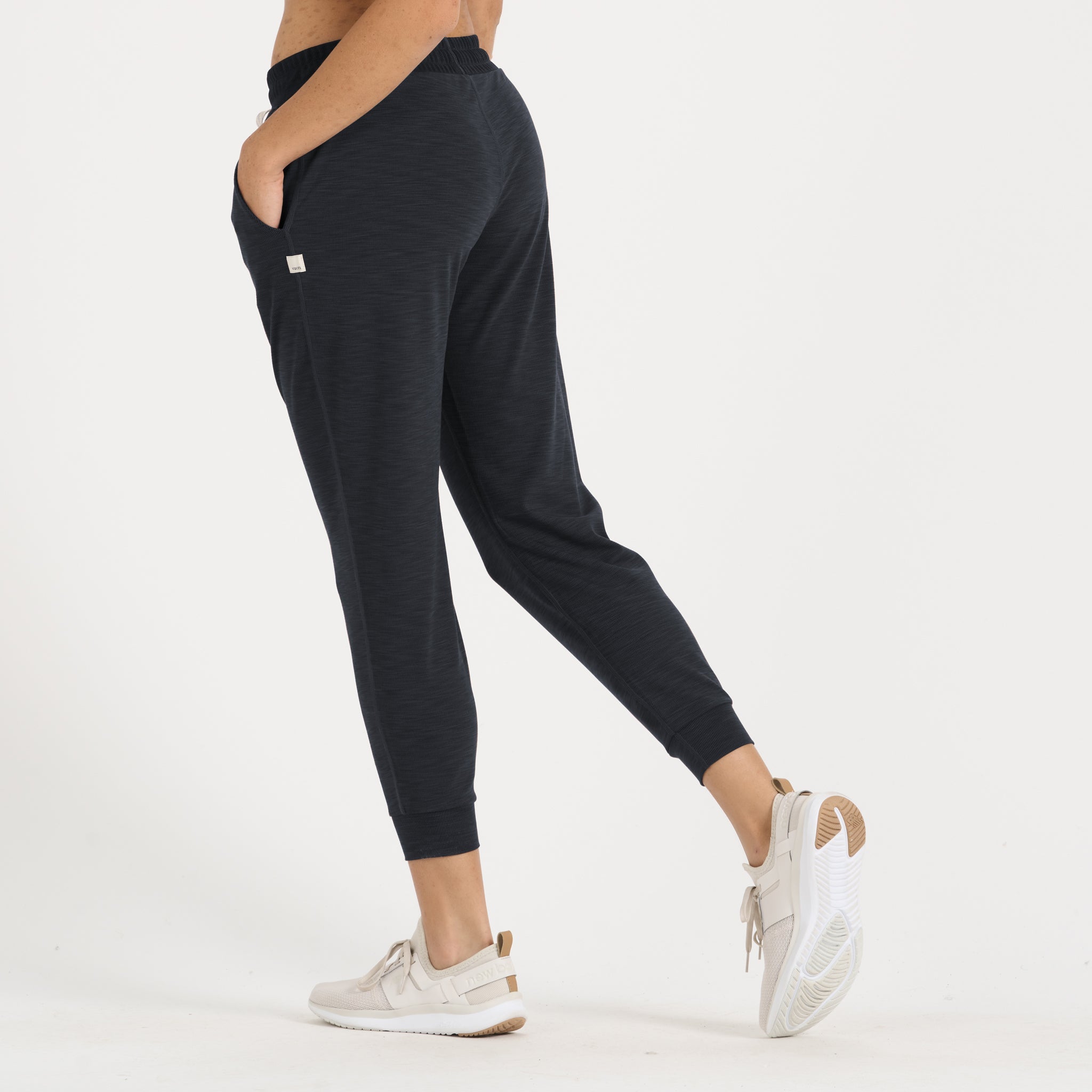 Lux Rib Performance Jogger | Midnight Heather