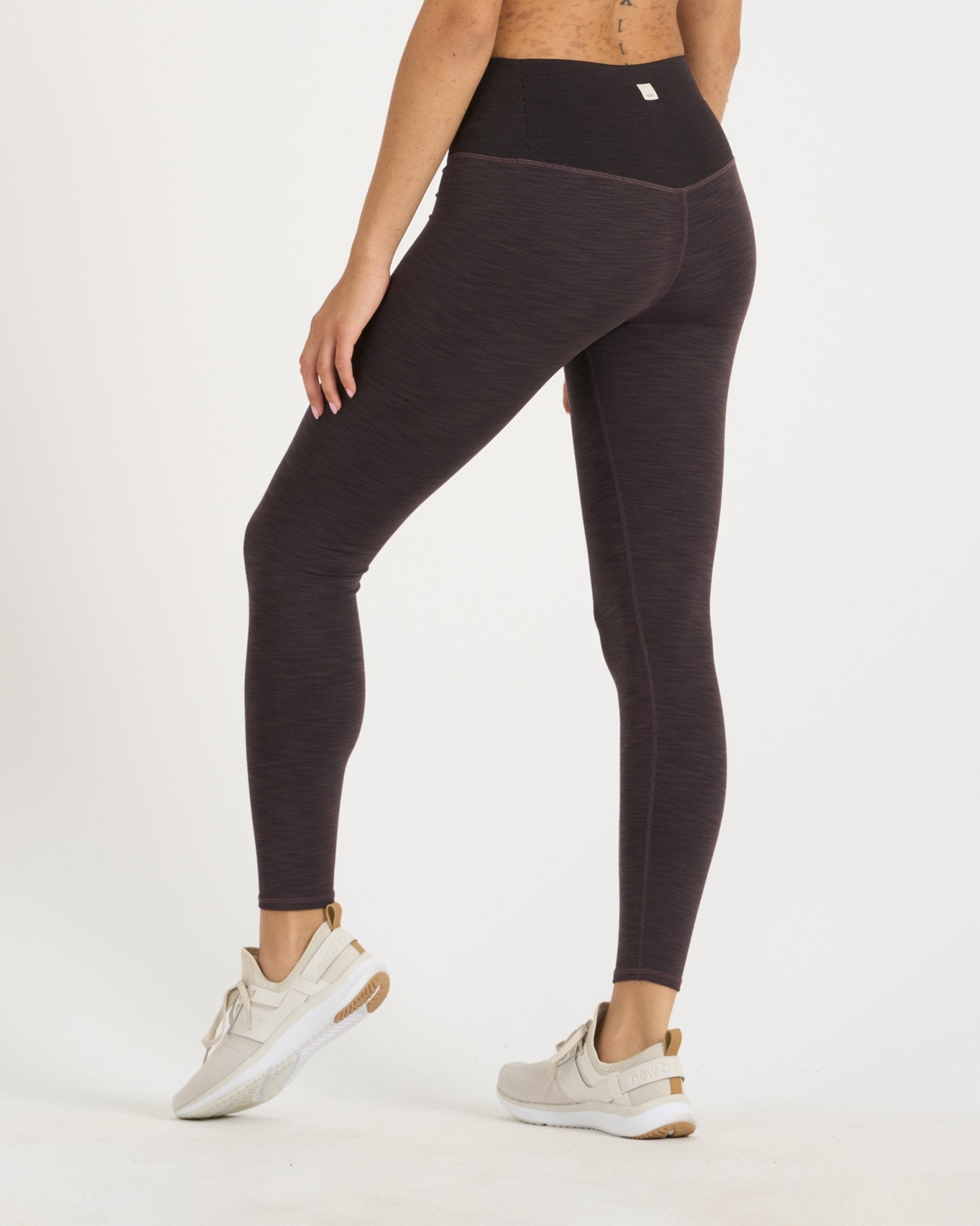 Lux Rib Studio Legging | Quartz Heather