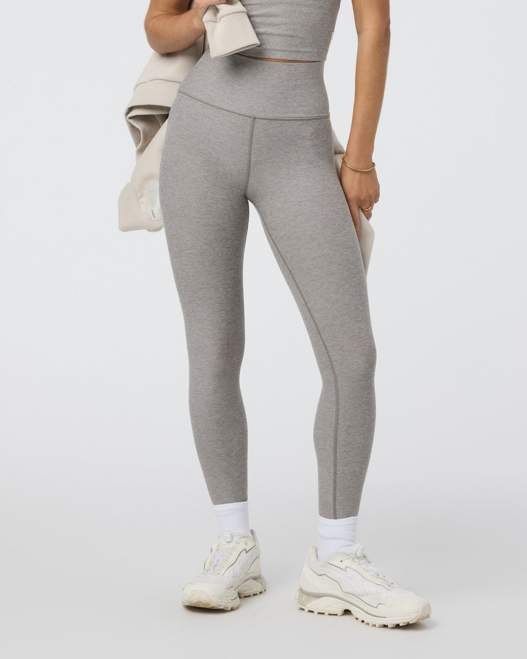 Clean Elevation Legging - Long | Cobblestone Heather