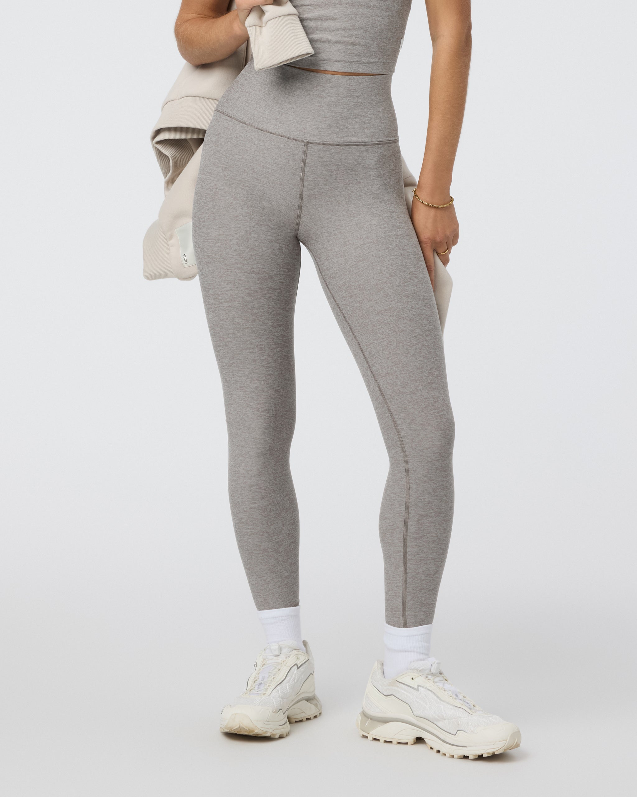 Clean Elevation Legging - Long | Cobblestone Heather