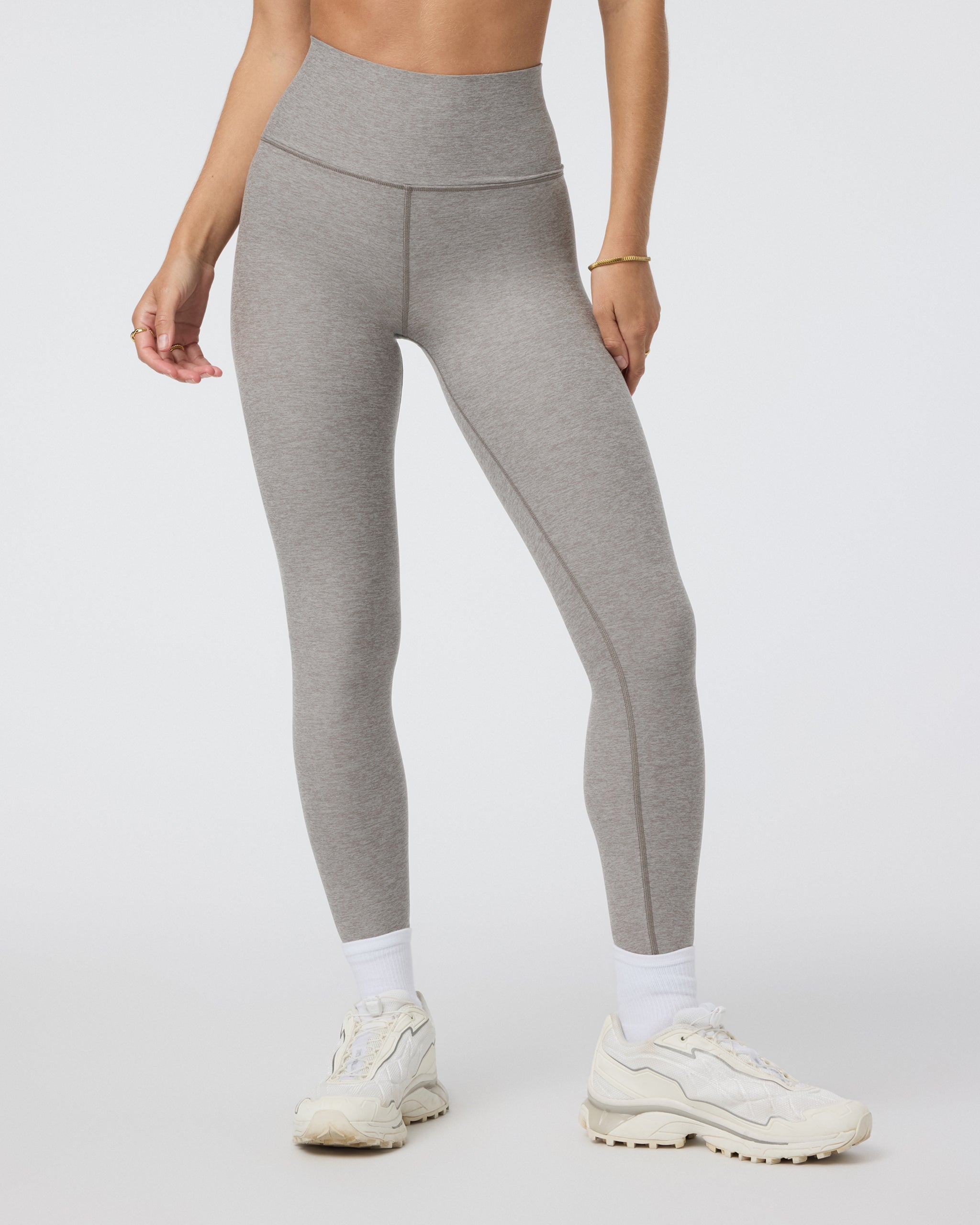 Clean Elevation Legging - Long | Cobblestone Heather
