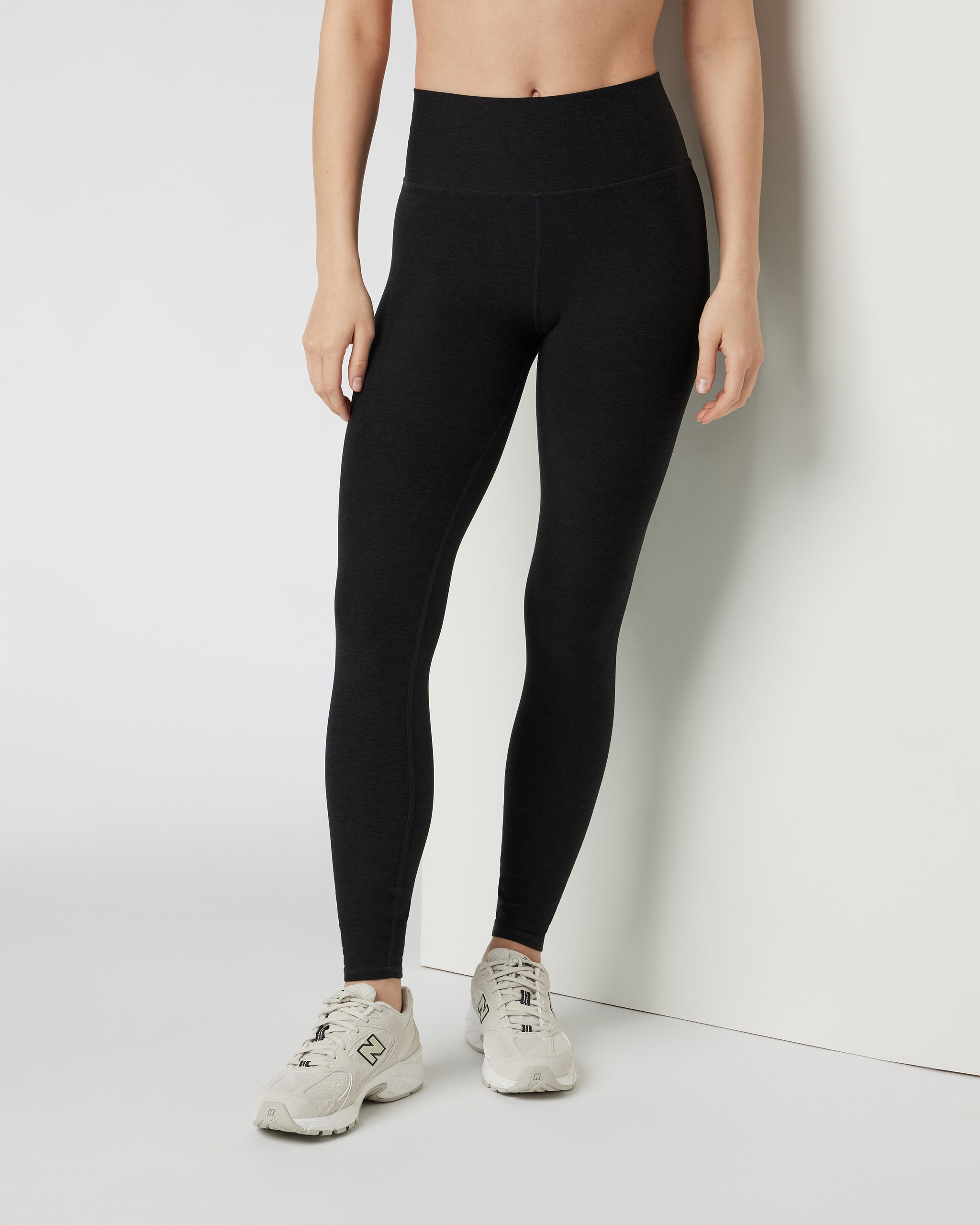 Clean Elevation Legging-Long | Black Heather