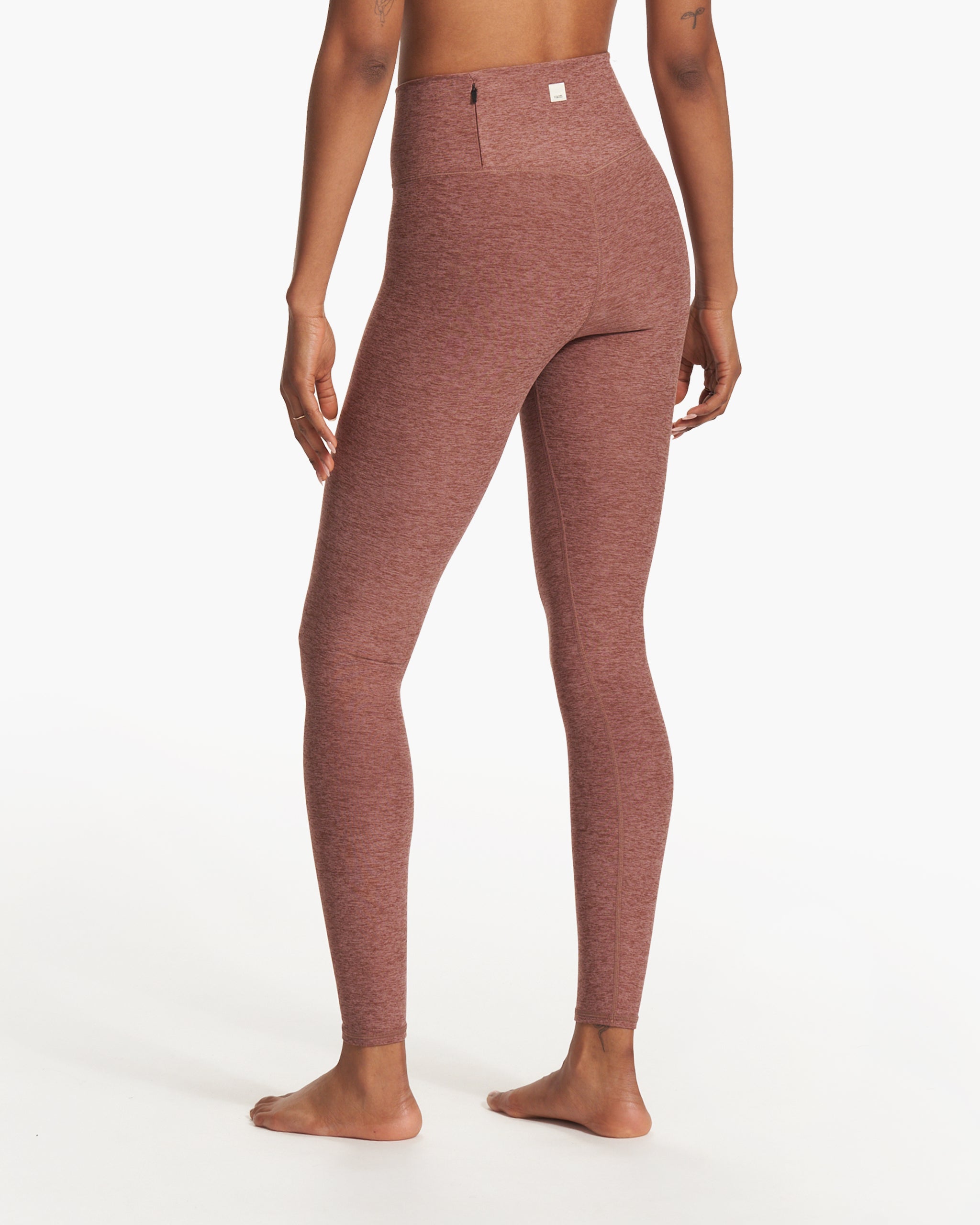 Clean Elevation Legging-Long | Hazelnut Heather