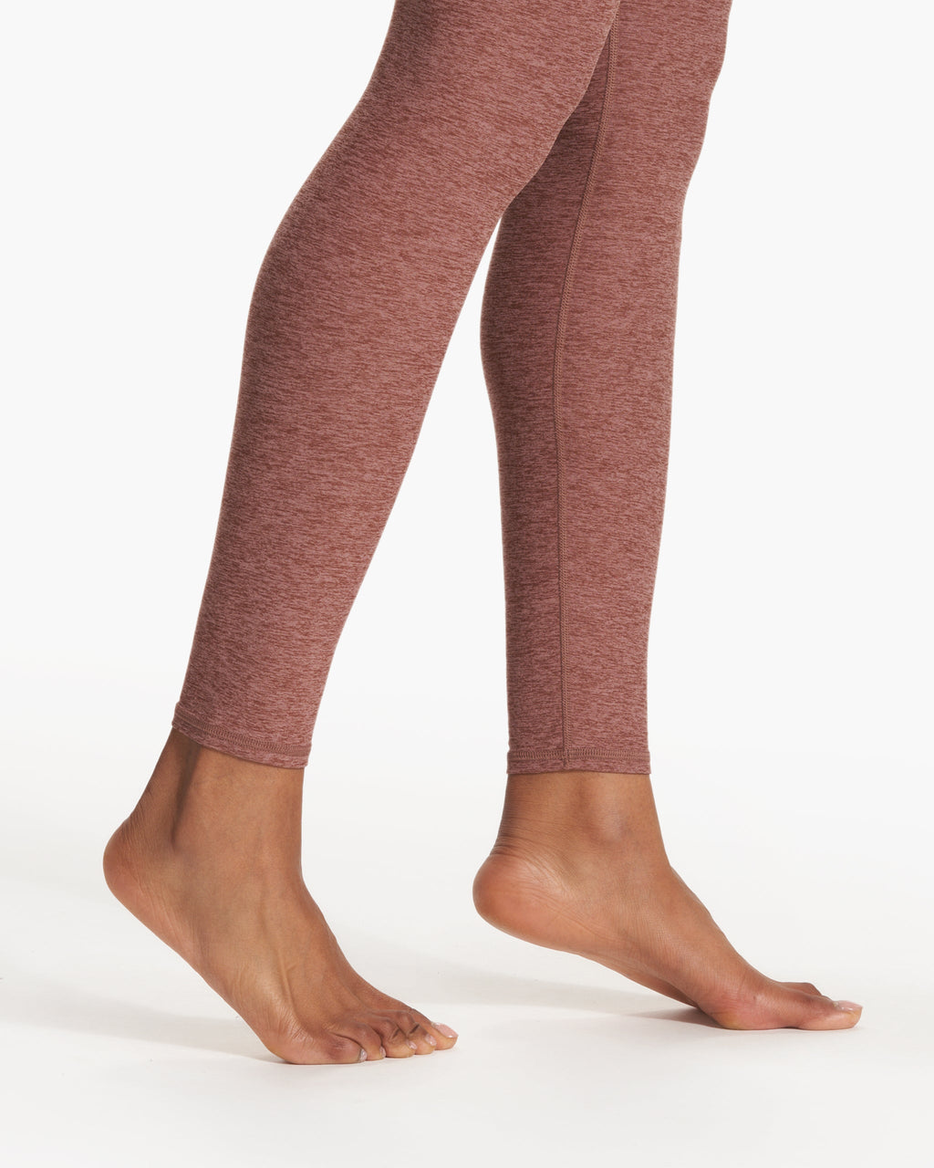 Clean Elevation Legging-Long | Hazelnut Heather