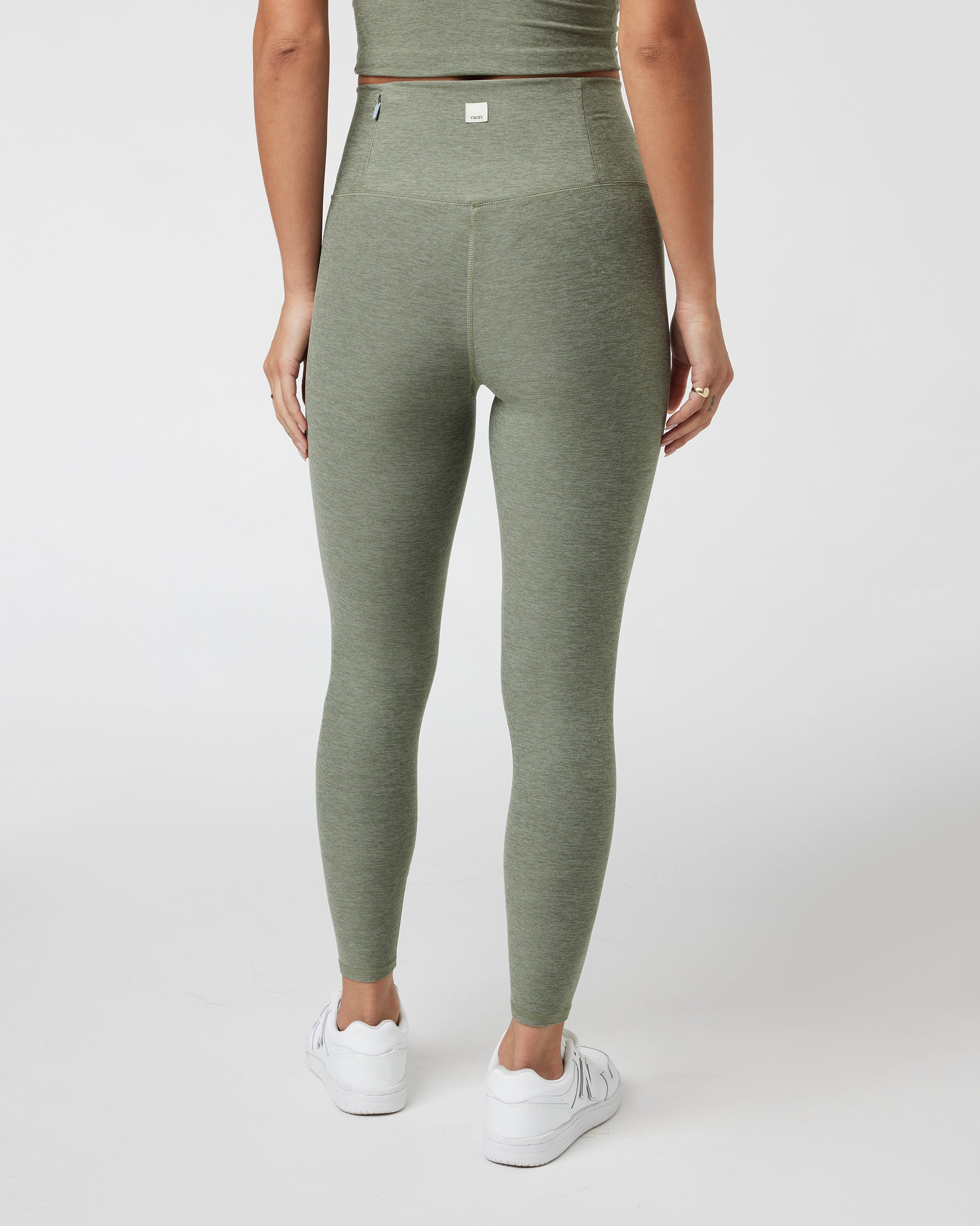 Clean Elevation Legging-Short | Pistachio Heather
