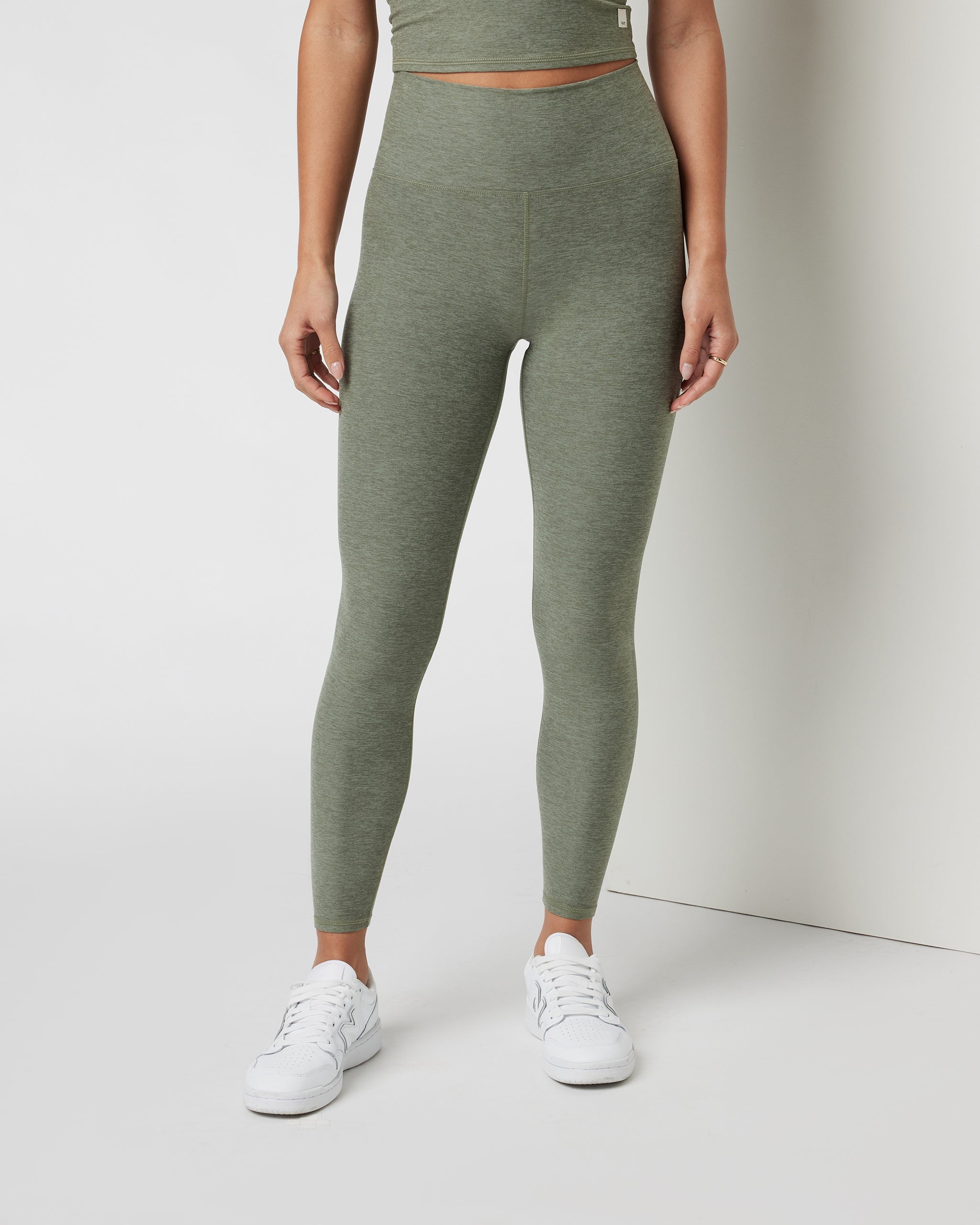 Clean Elevation Legging-Short | Pistachio Heather