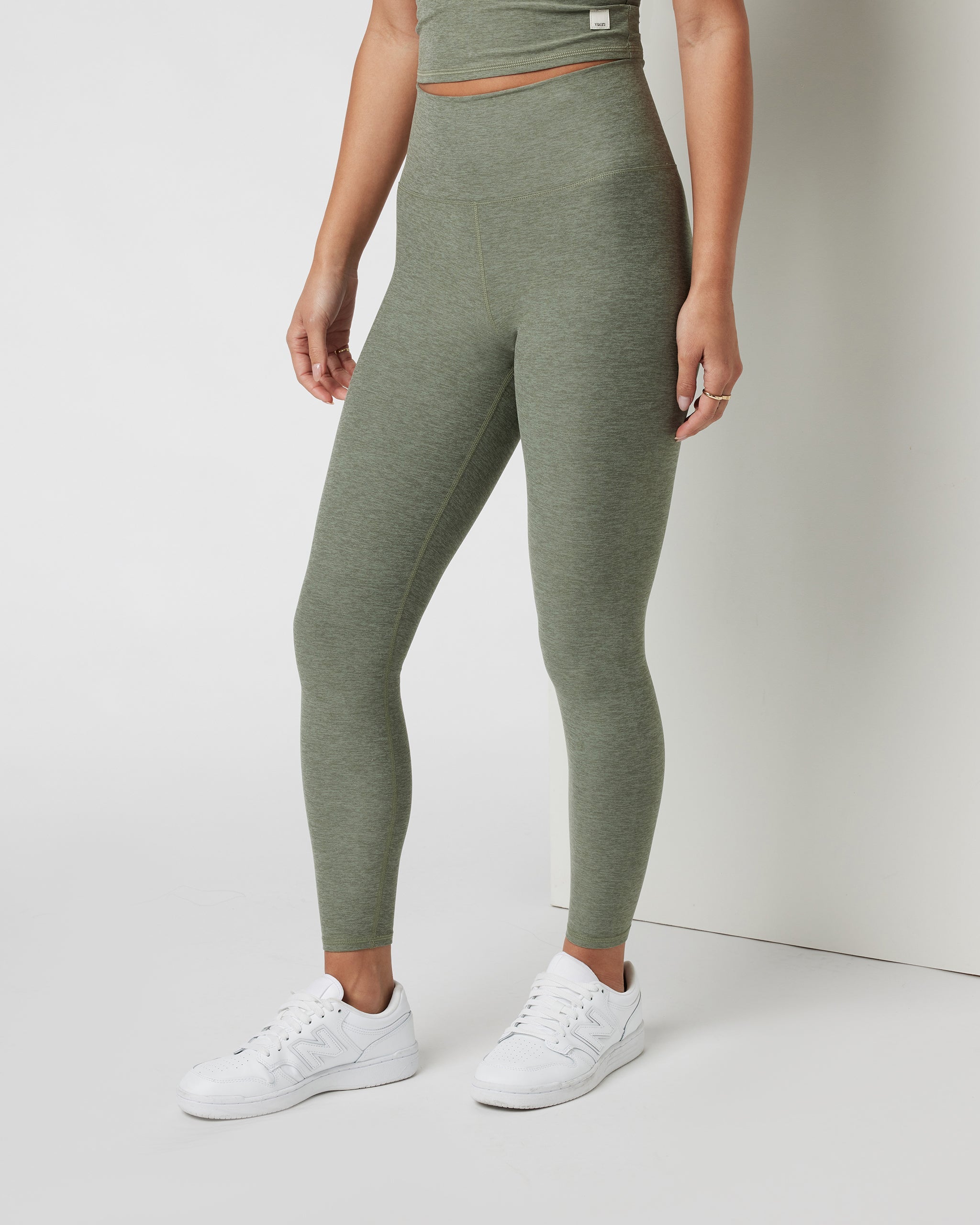 Clean Elevation Legging-Short | Pistachio Heather