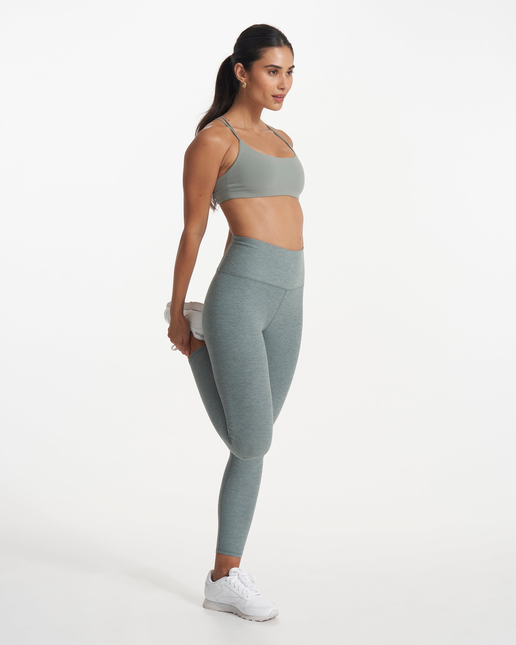 Clean Elevation Legging-Short | Stormy Heather