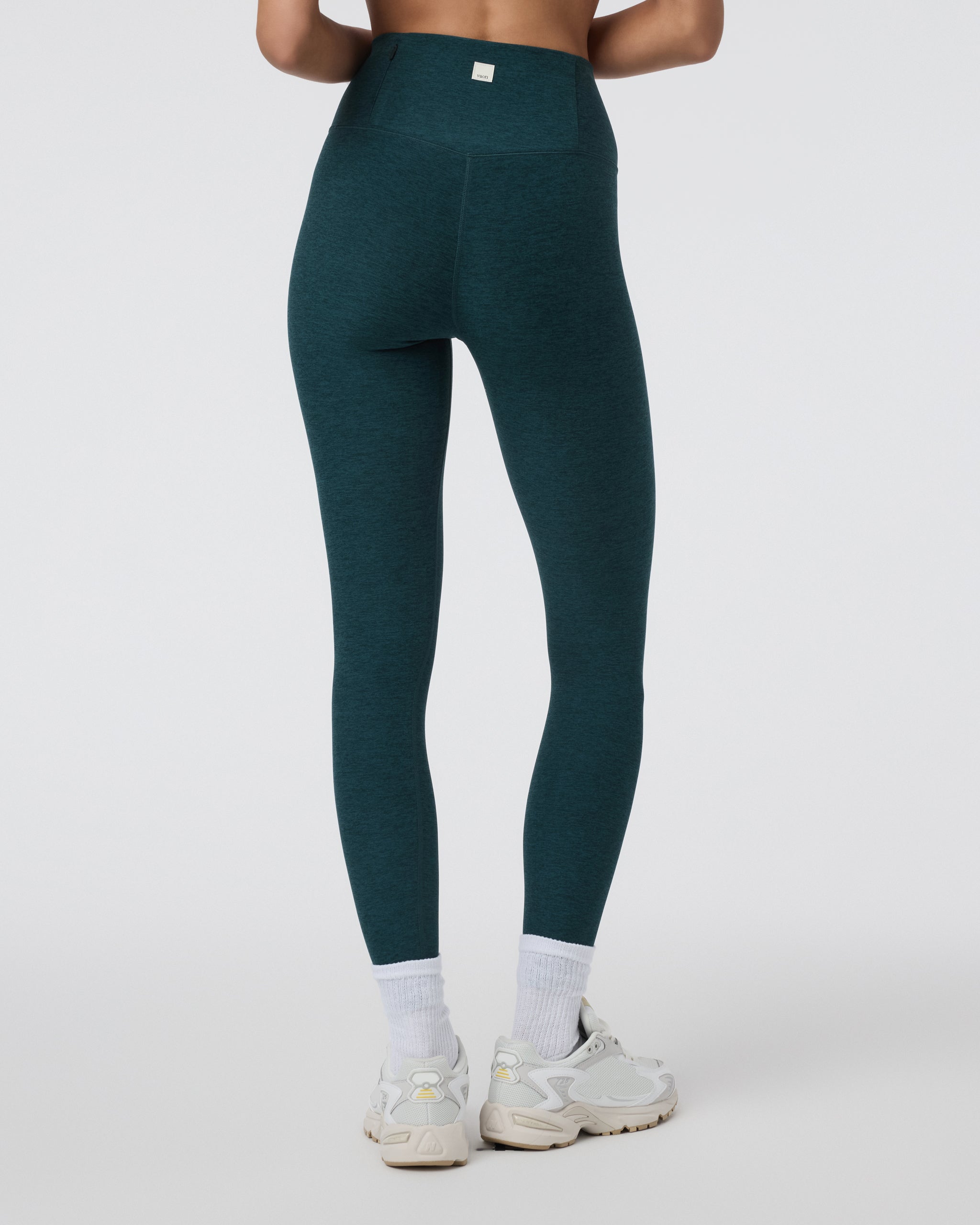 Clean Elevation Legging-Short | Moss Heather