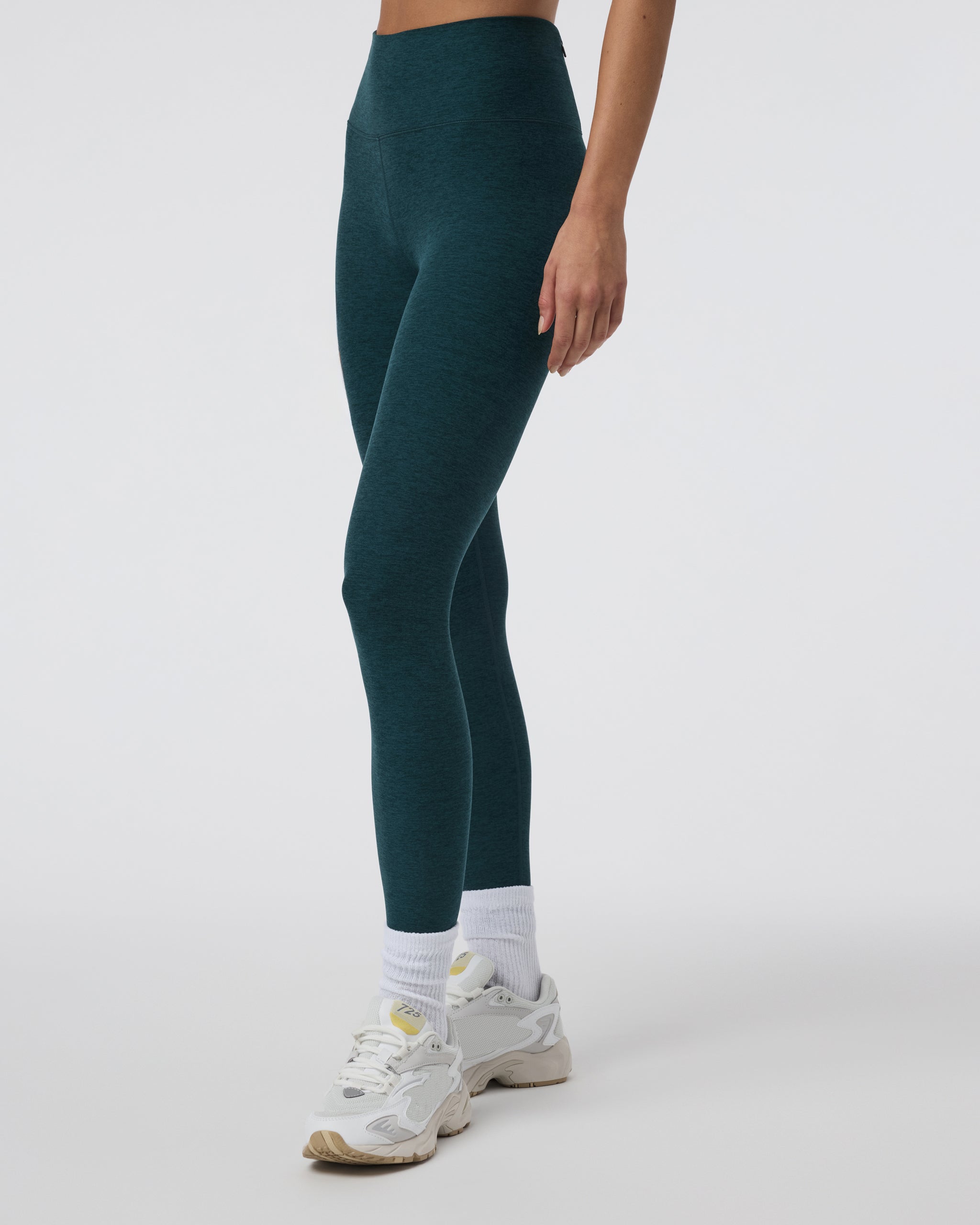 Clean Elevation Legging-Short | Moss Heather