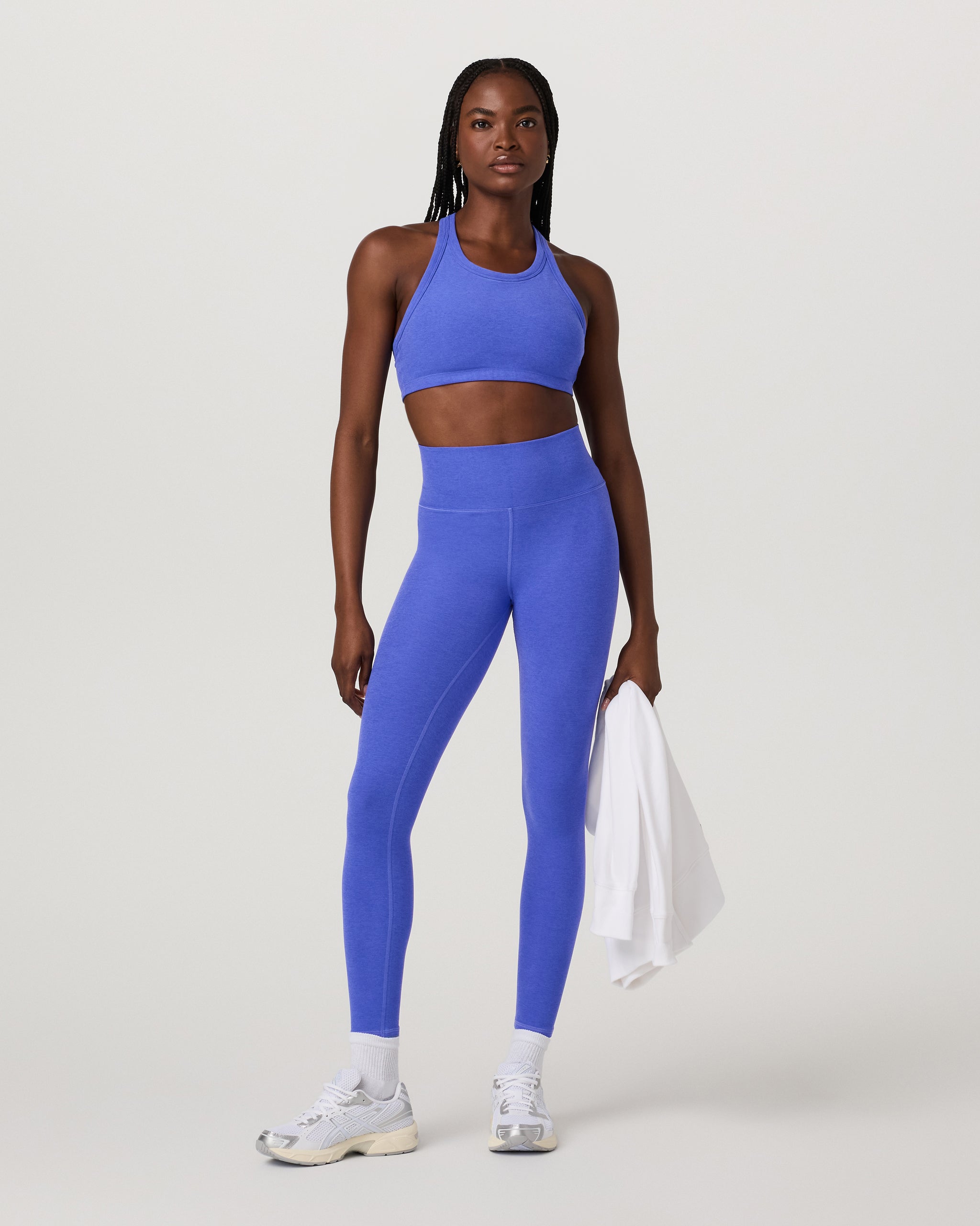 Clean Elevation Legging | Bright Iris Heather