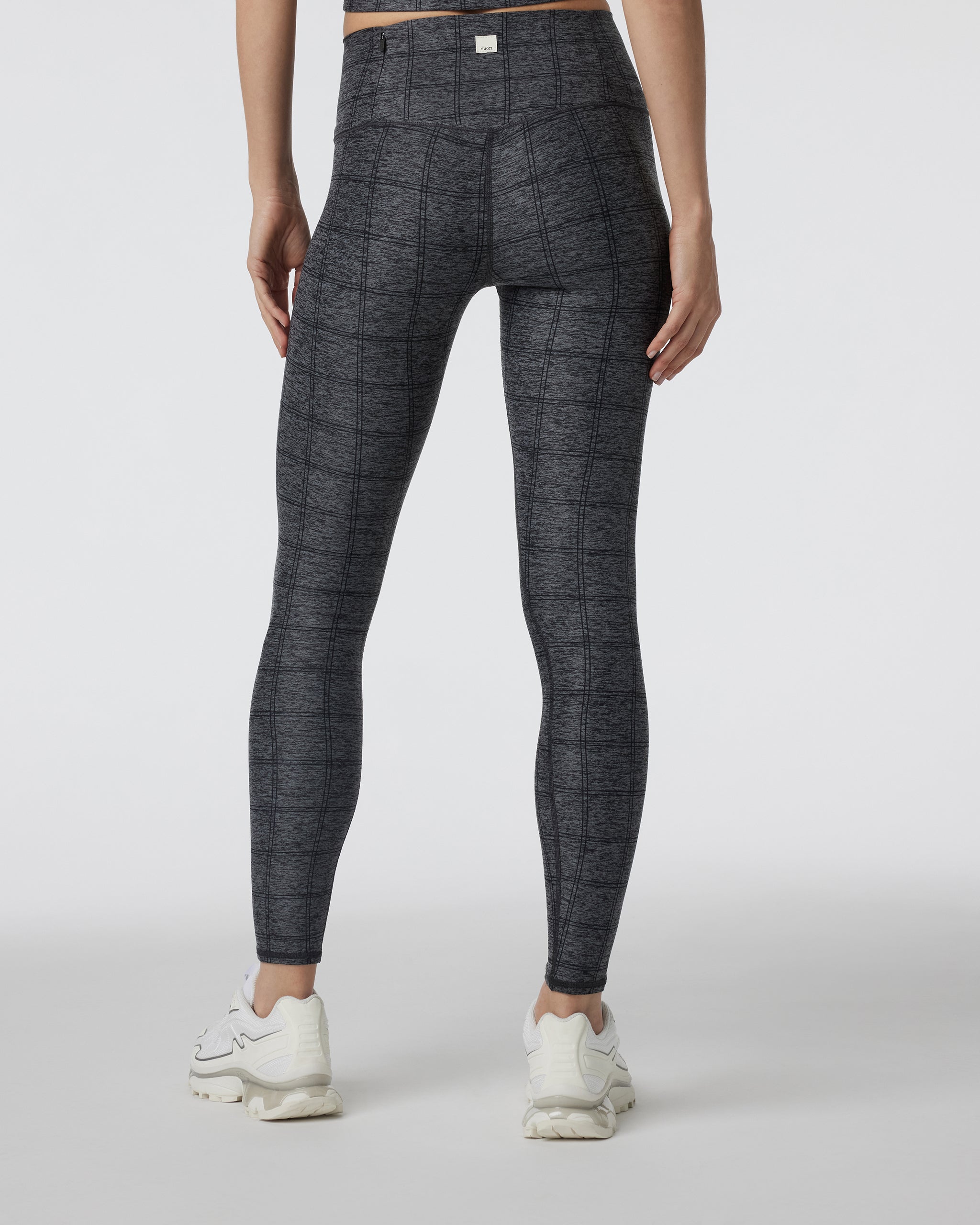 Clean Elevation Legging | Charcoal Windowpane