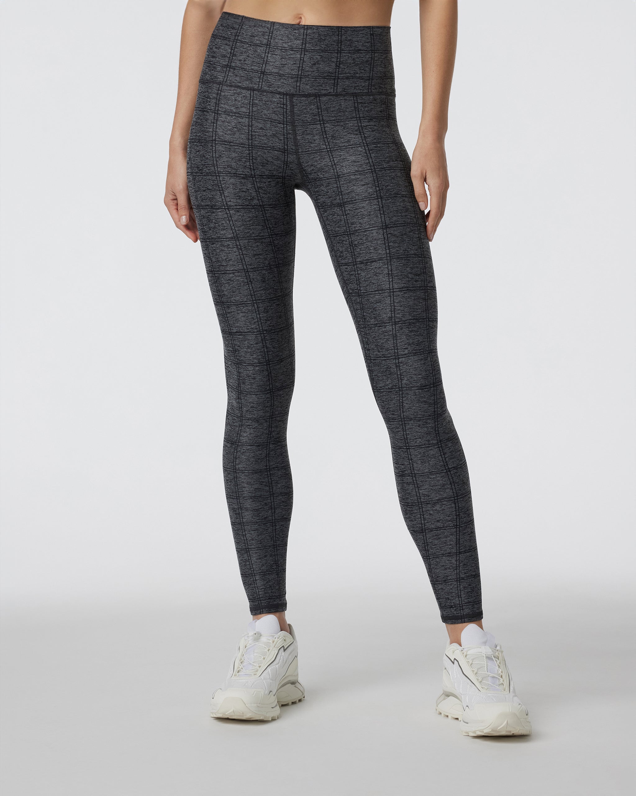 Clean Elevation Legging | Charcoal Windowpane
