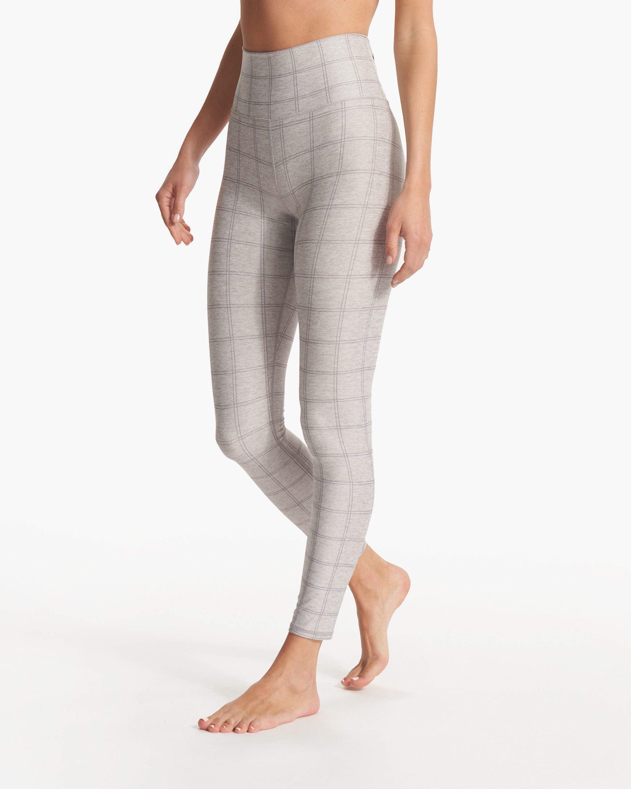 Clean Elevation Legging | Clay Heather Windowpane