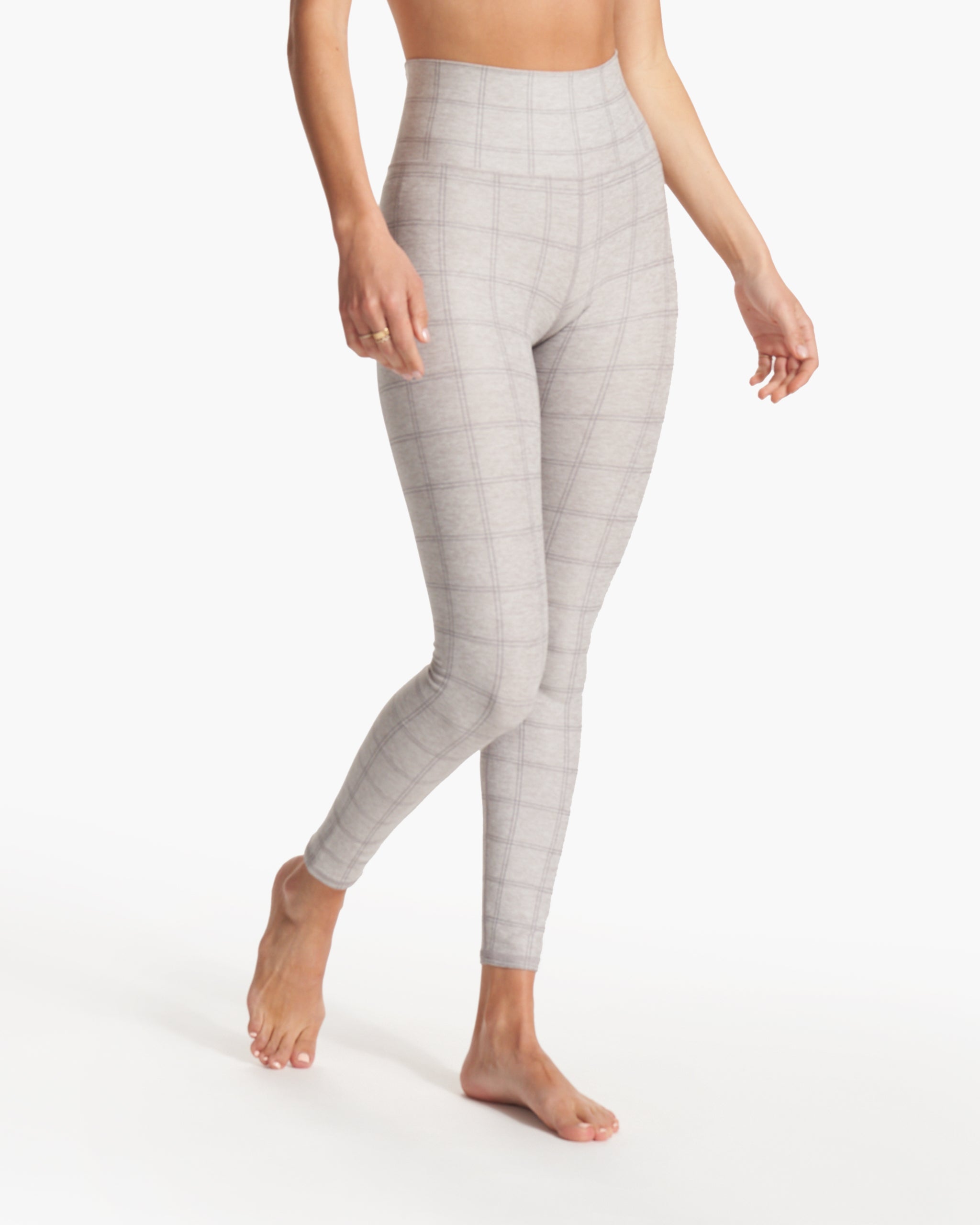 Clean Elevation Legging | Clay Heather Windowpane