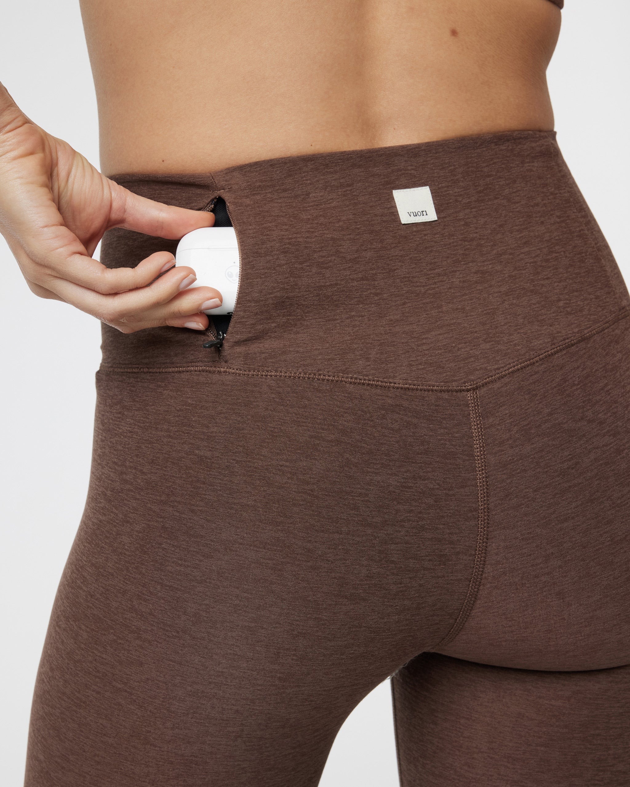 Clean Elevation Legging | Chocolate Milk Heather