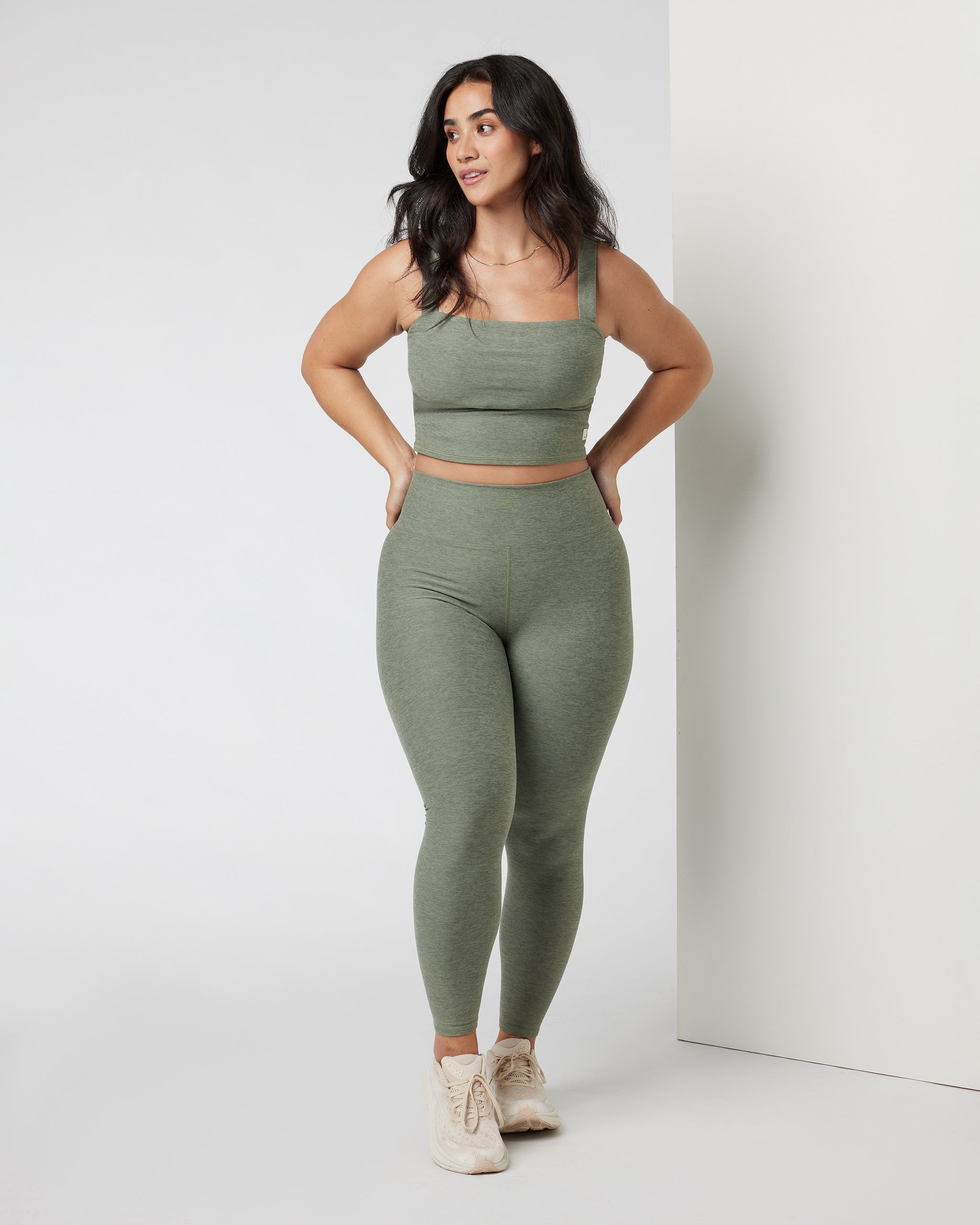 Clean Elevation Legging | Pistachio Heather
