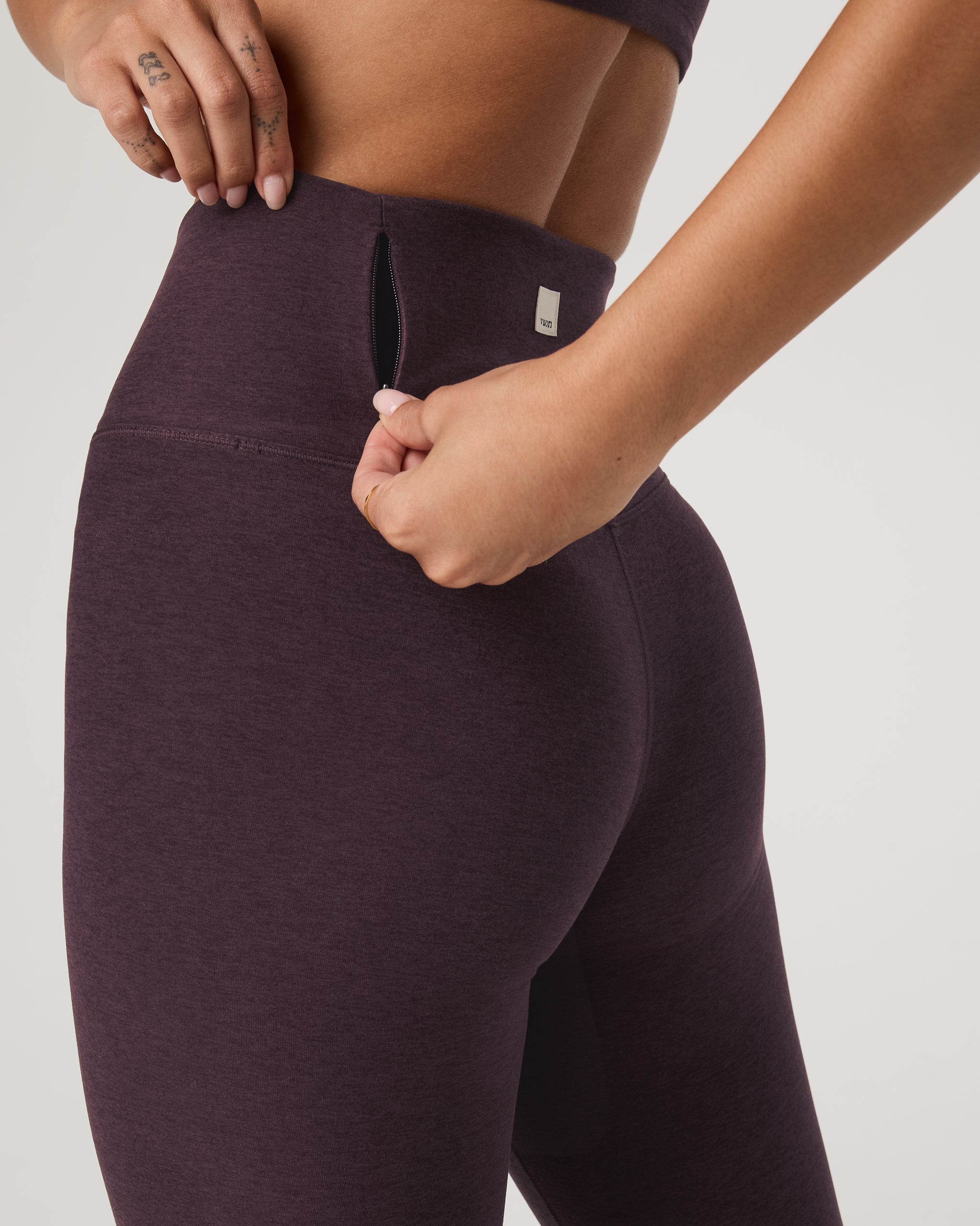 Clean Elevation Legging | Raisin Heather