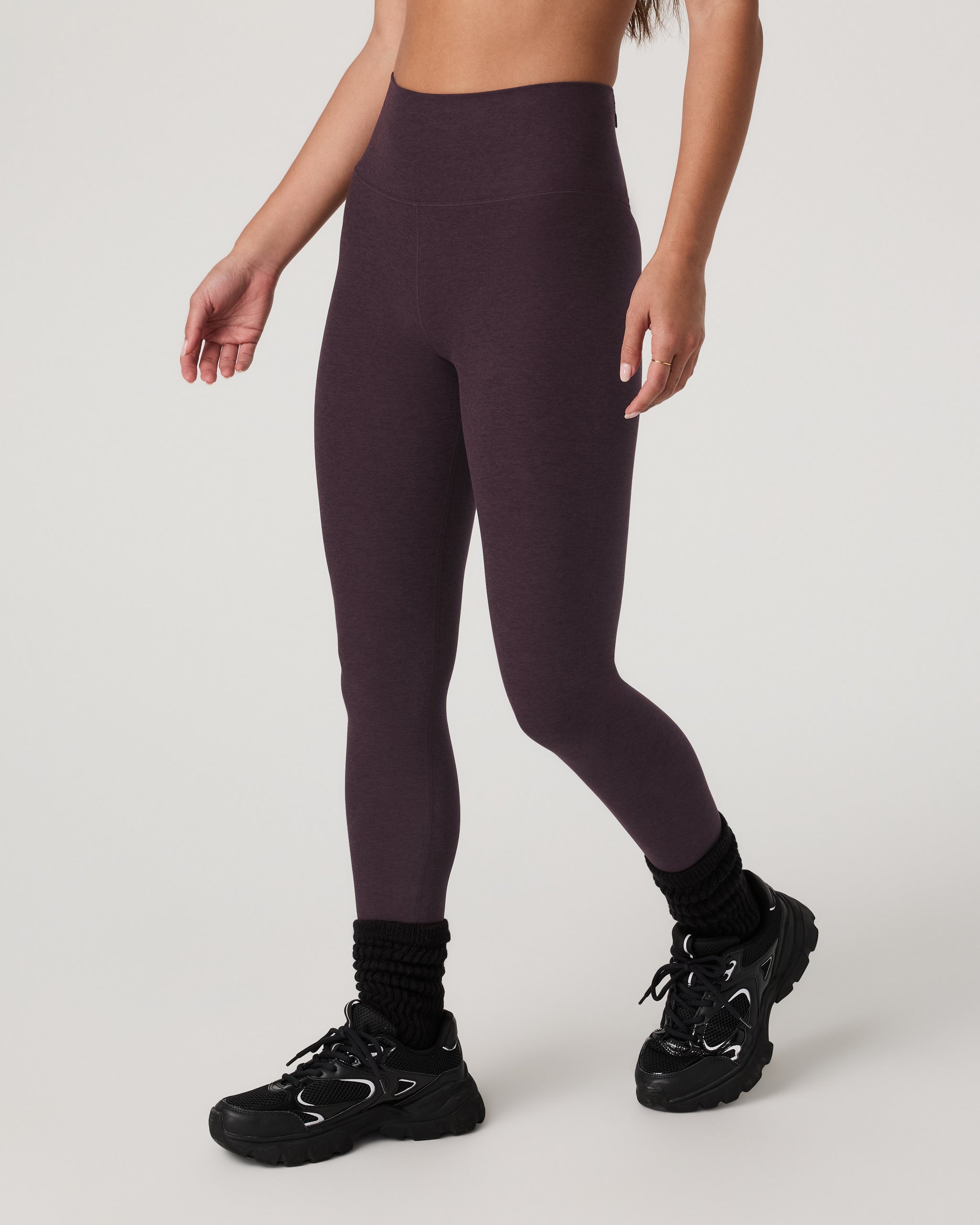Clean Elevation Legging | Raisin Heather