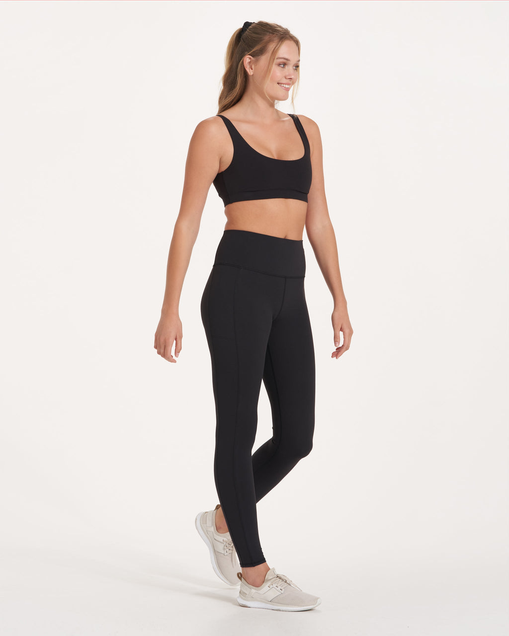 Studio Pocket Legging-Long | Black