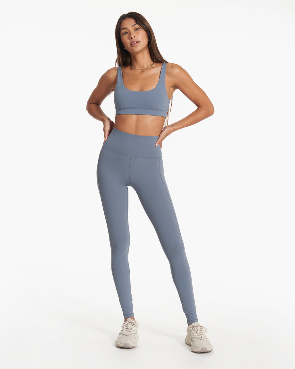 Studio Pocket Legging-Long | Light Azure