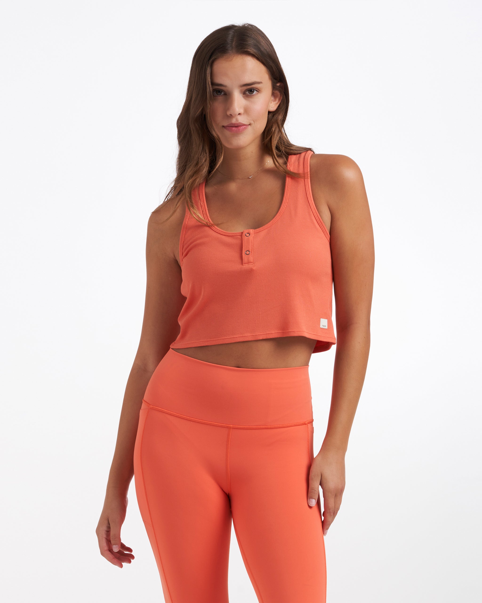 Cove Crop Tank | Grapefruit