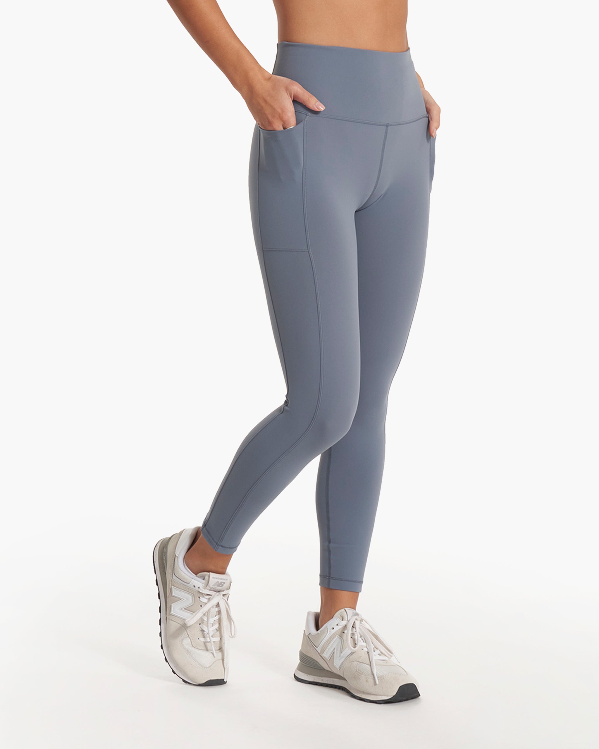Studio Pocket Legging-Short | Light Azure