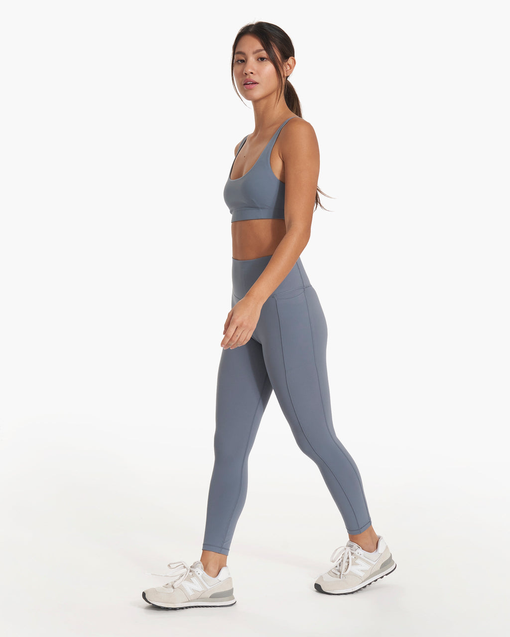 Studio Pocket Legging-Short | Light Azure