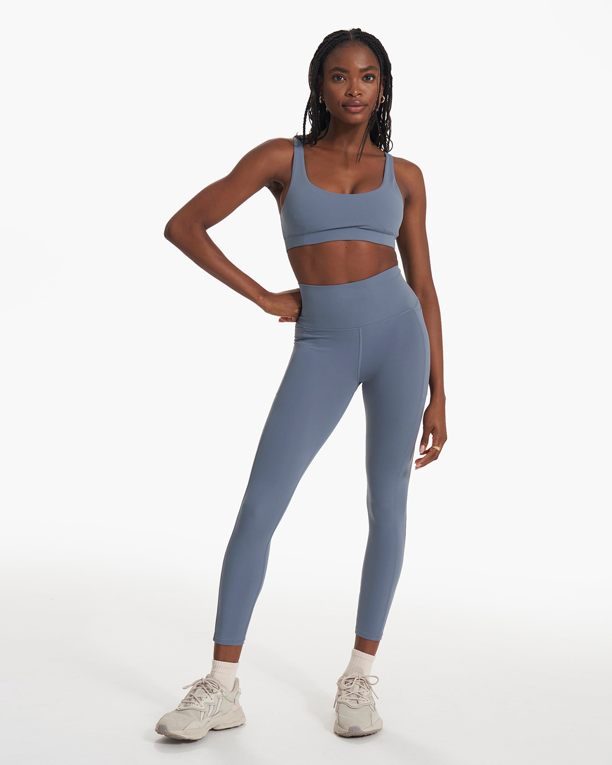 Studio Pocket Legging | Light Azure