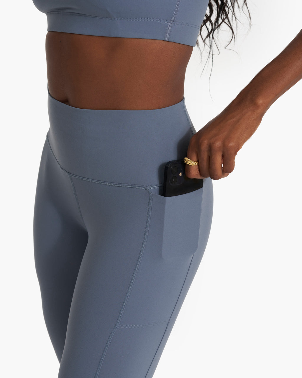 Studio Pocket Legging | Light Azure