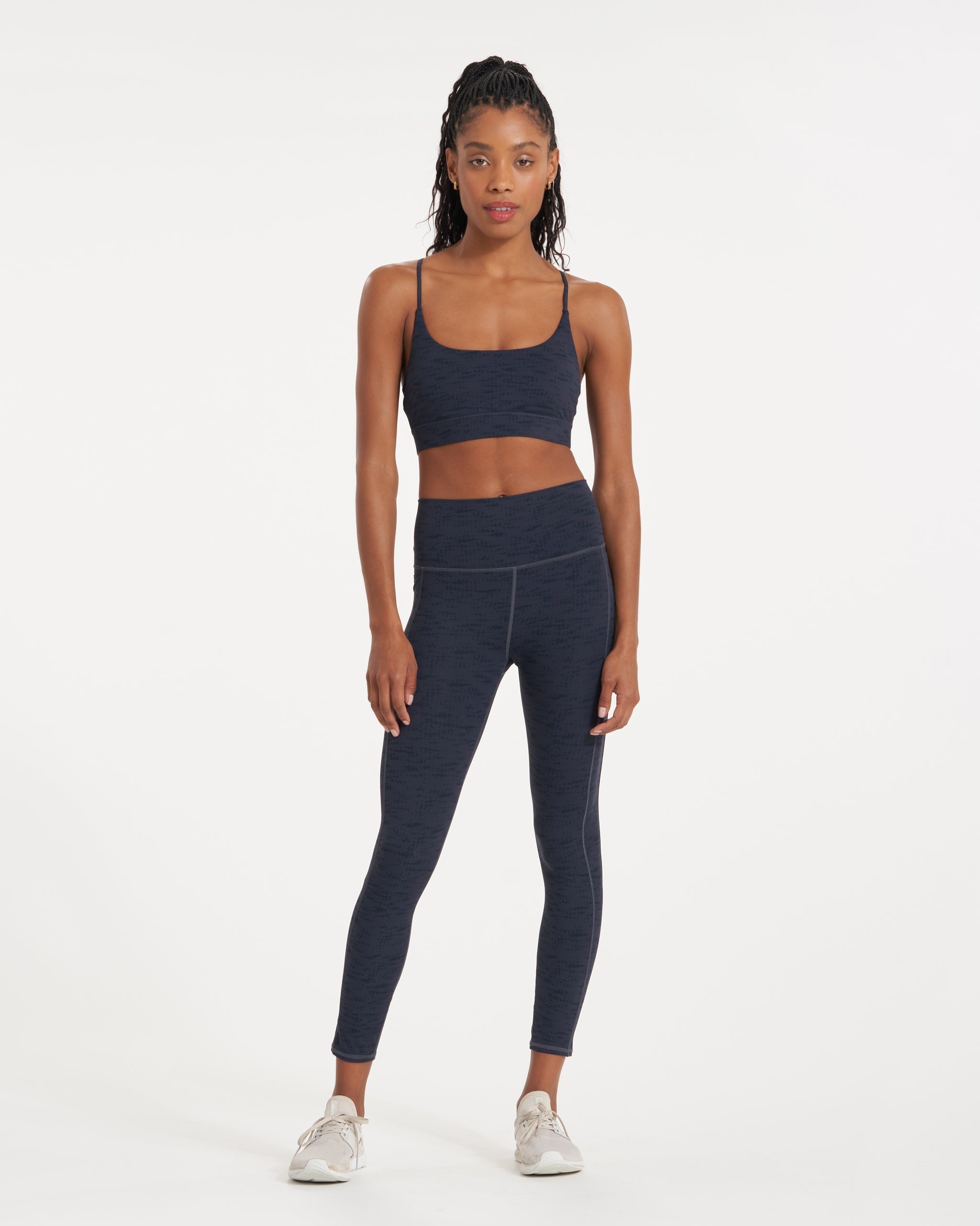 Studio Pocket Legging | Midnight Slub