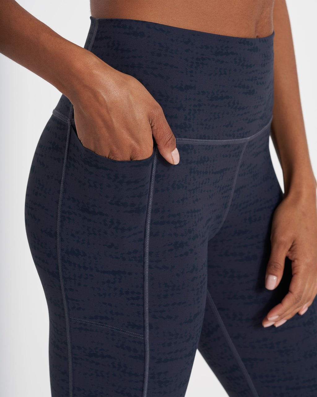 Studio Pocket Legging | Midnight Slub
