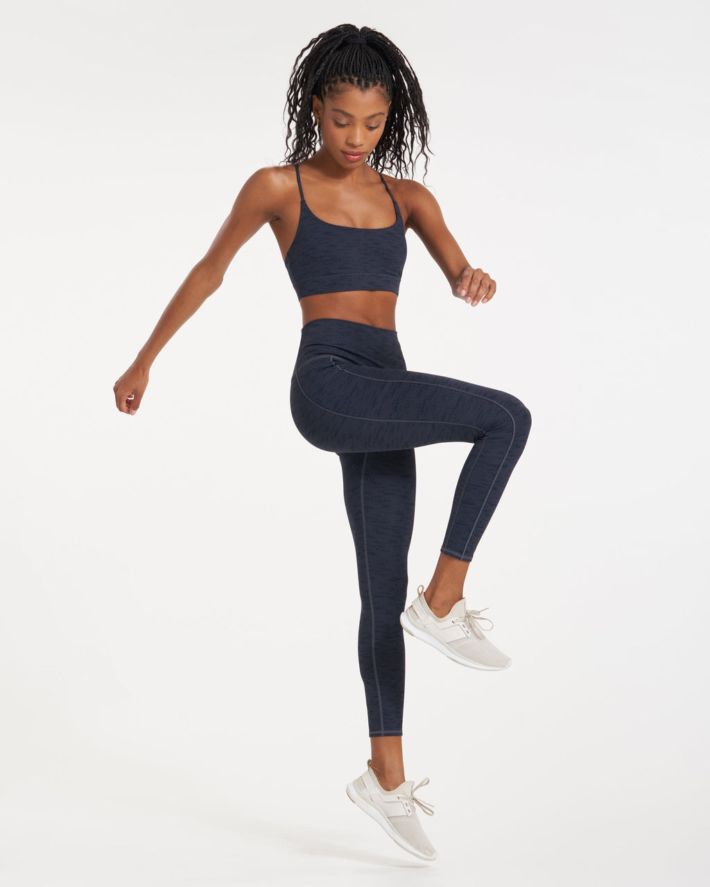 Studio Pocket Legging | Midnight Slub
