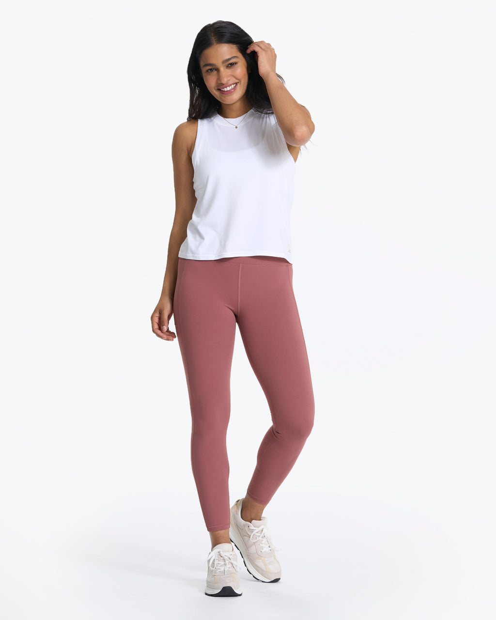 Studio Pocket Legging | Rosewood