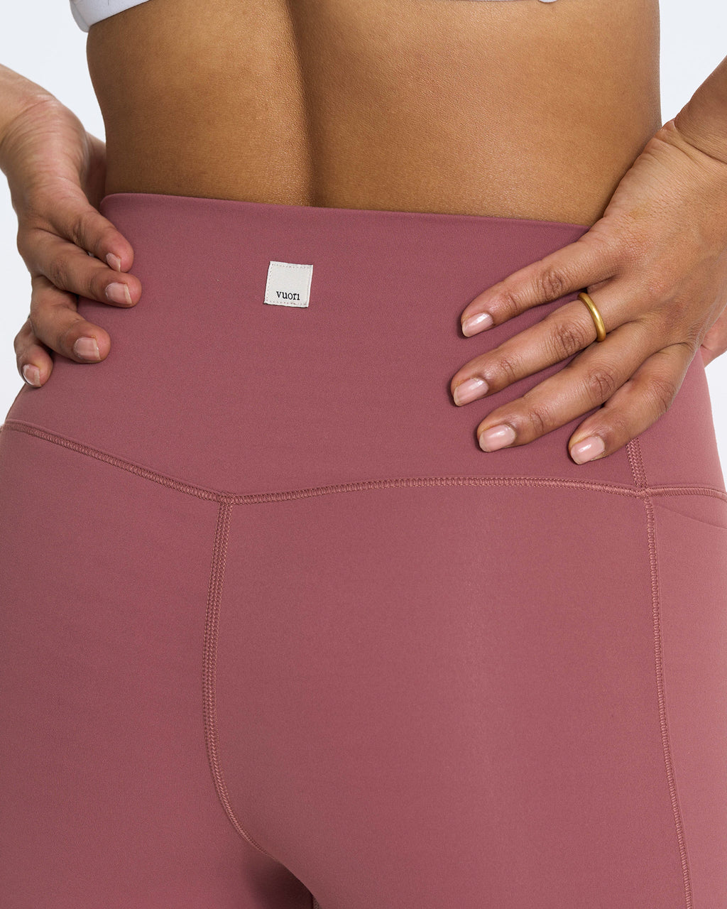 Studio Pocket Legging-Long | Rosewood
