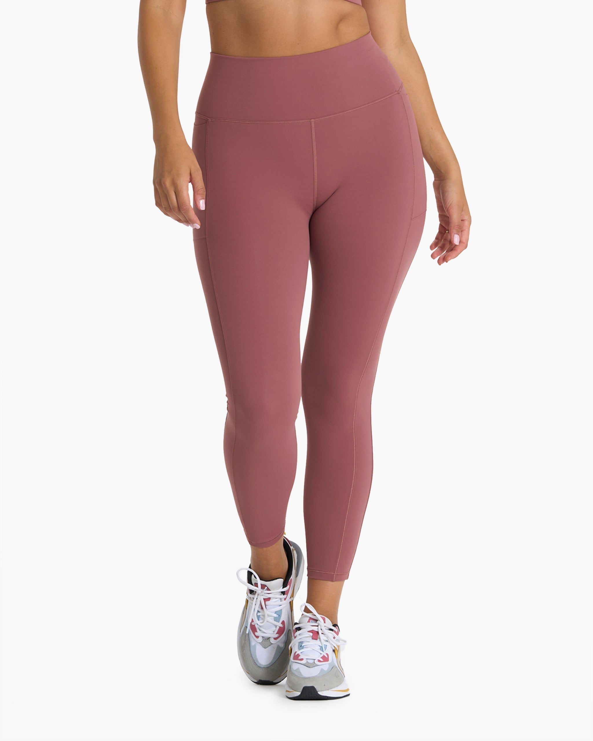 Studio Pocket Legging | Rosewood