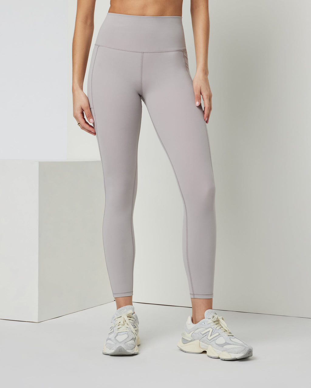 Studio Pocket Legging | Soft Pewter