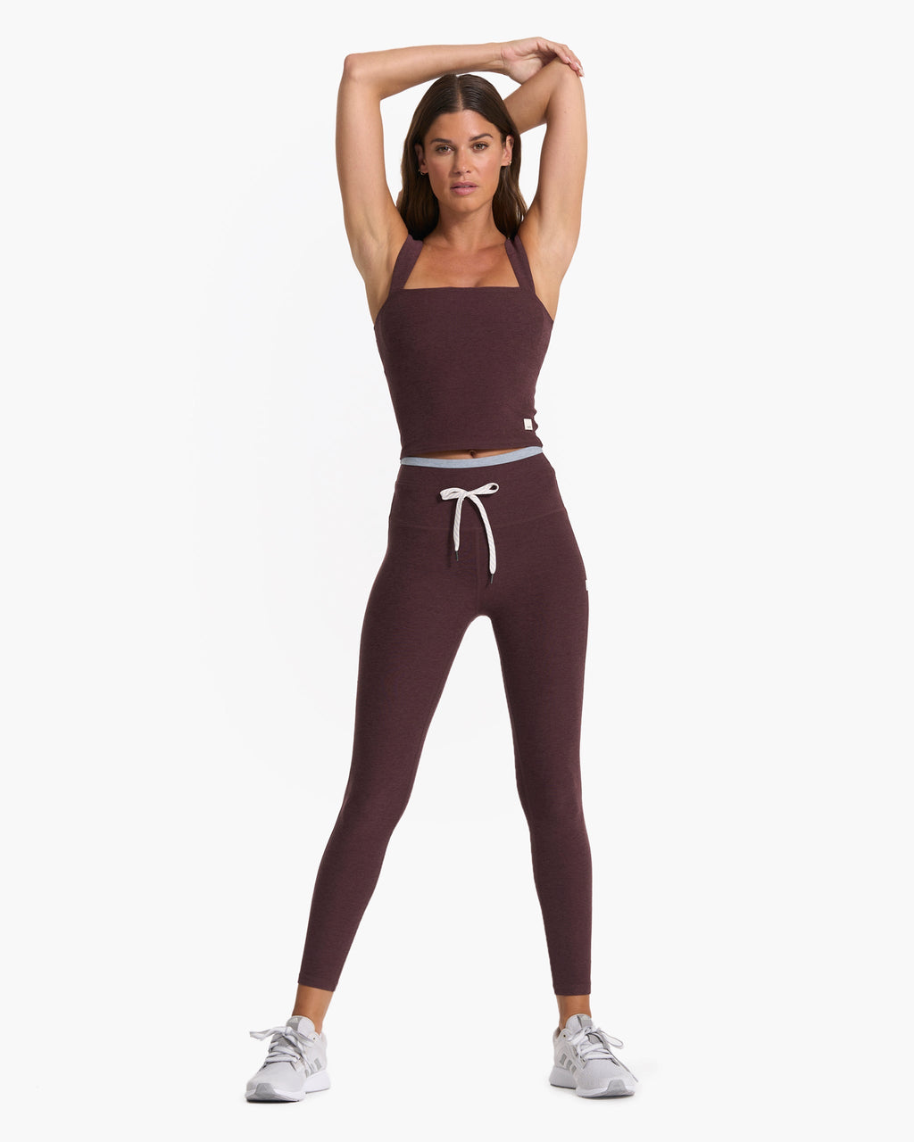 Vibe Elevation Legging | Chestnut Heather
