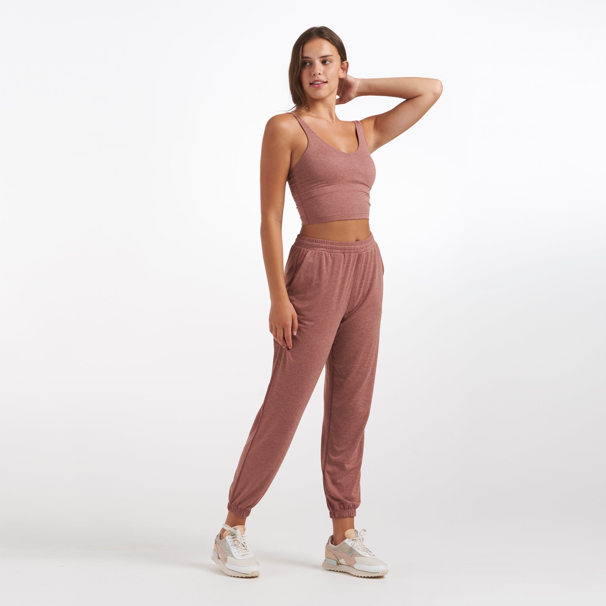 Boyfriend Sweatpant | Light Terracotta Heather