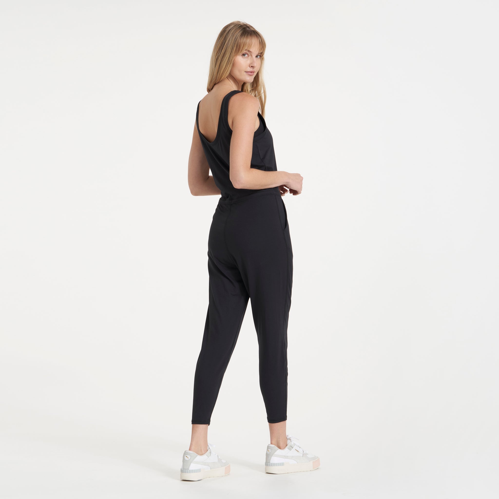 Lux At Ease Jumpsuit | Black