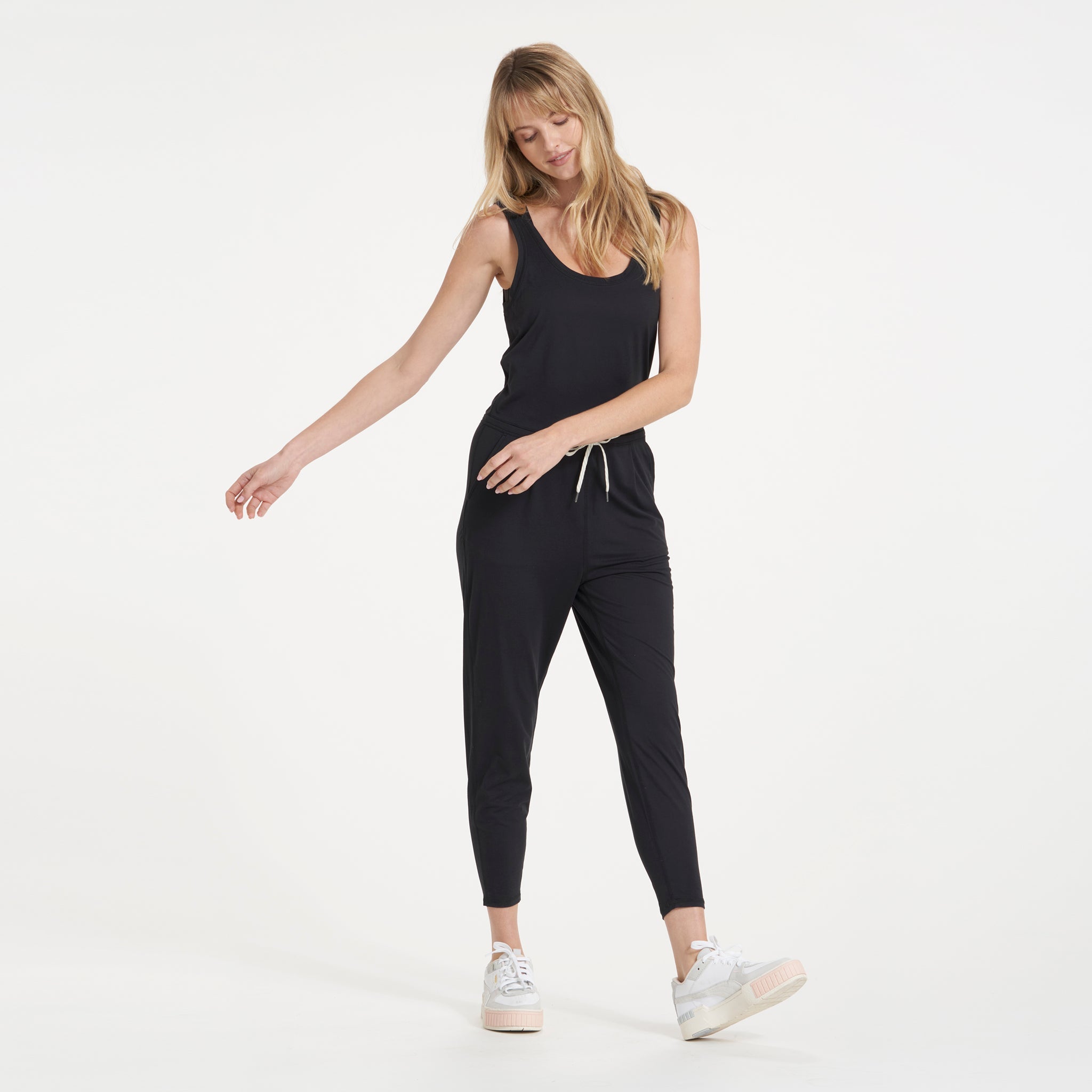 Lux At Ease Jumpsuit | Black