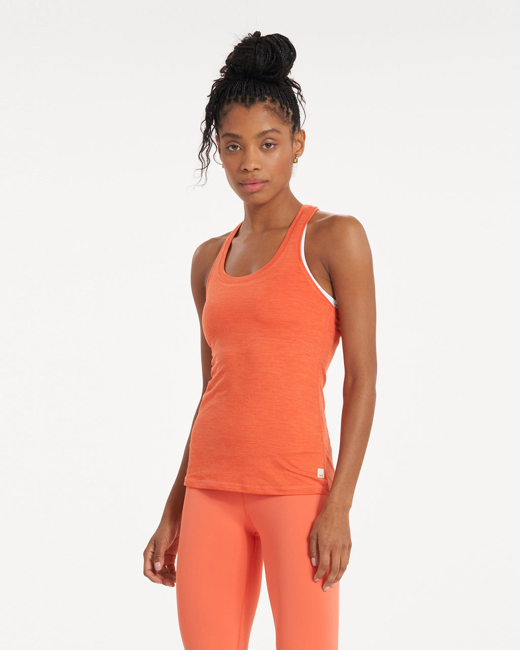 Lux Performance Tank | Grapefruit Heather