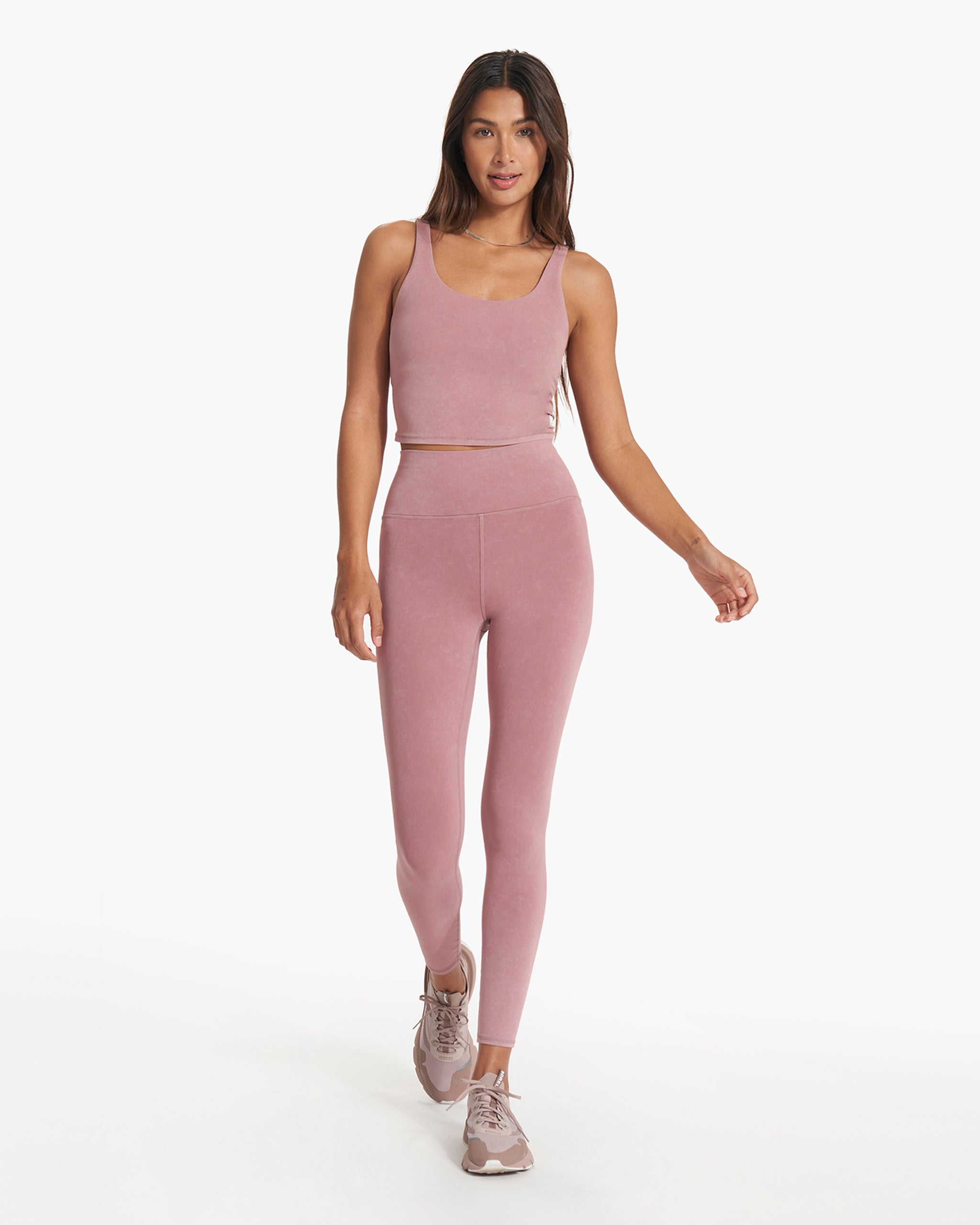 Washed Studio Legging | Washed Marsala