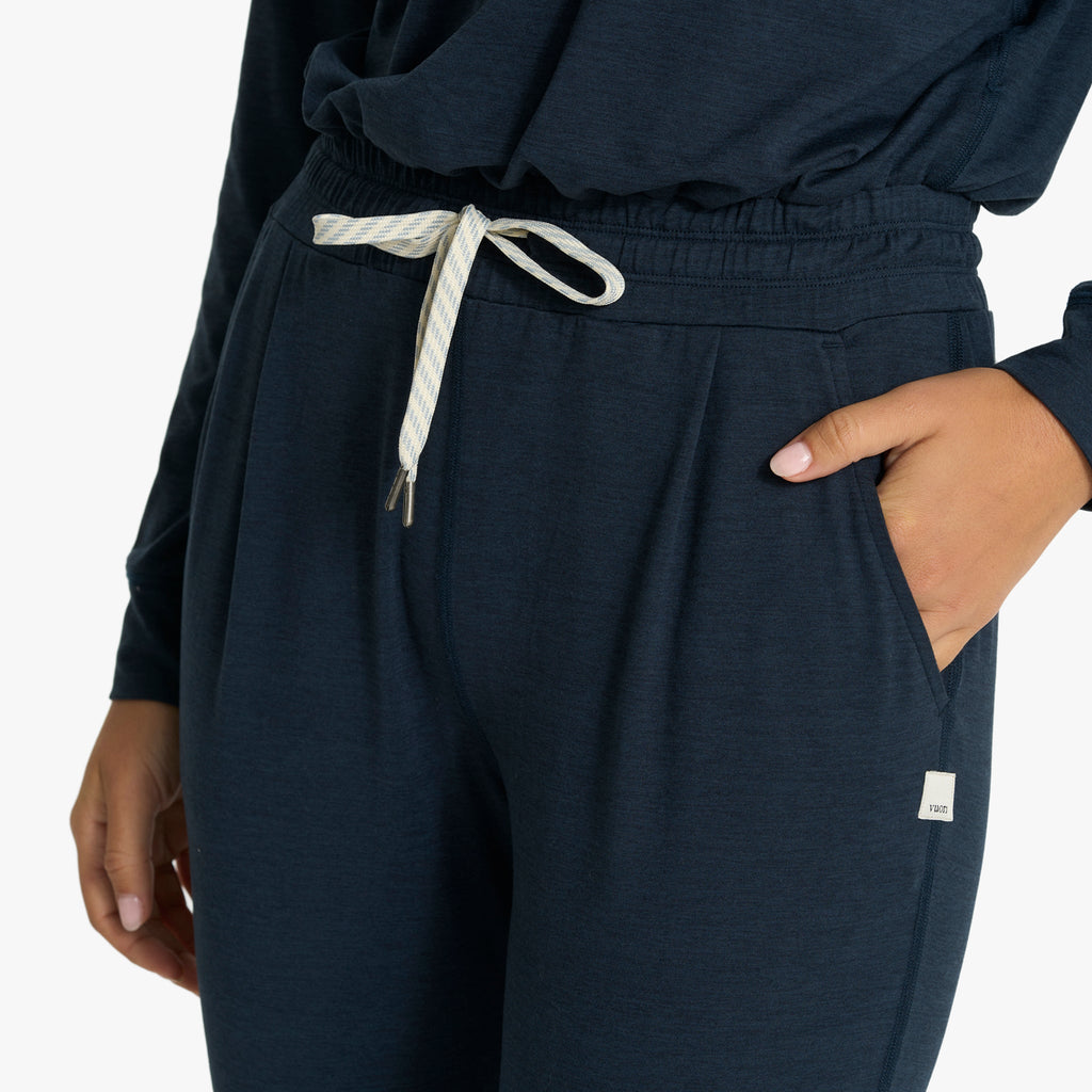 Lux Henley Jumpsuit | Ink Heather