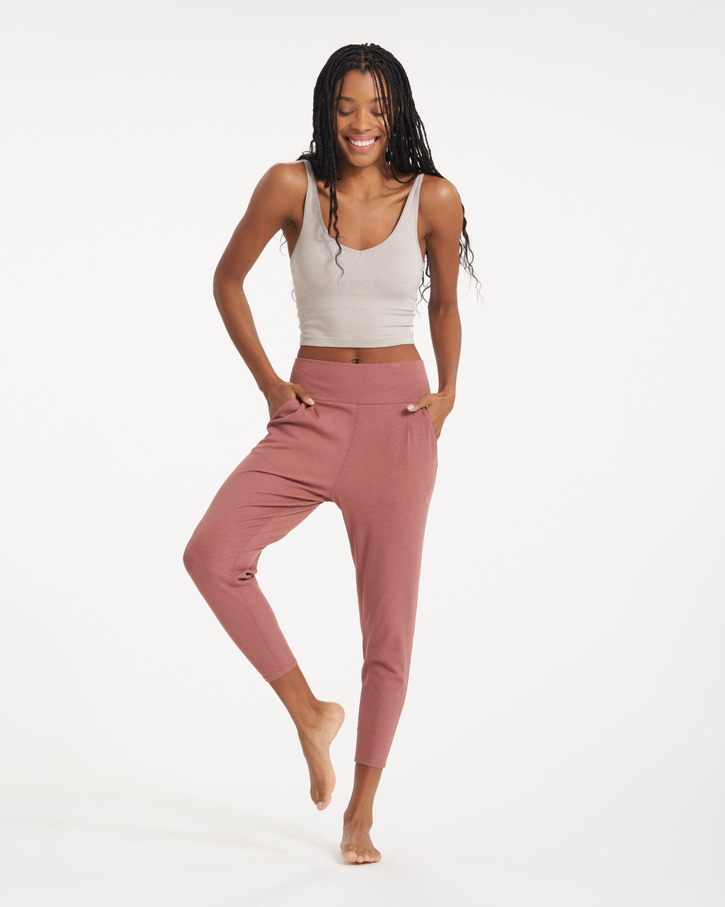 Pose At Ease Pant | Rosewood Heather
