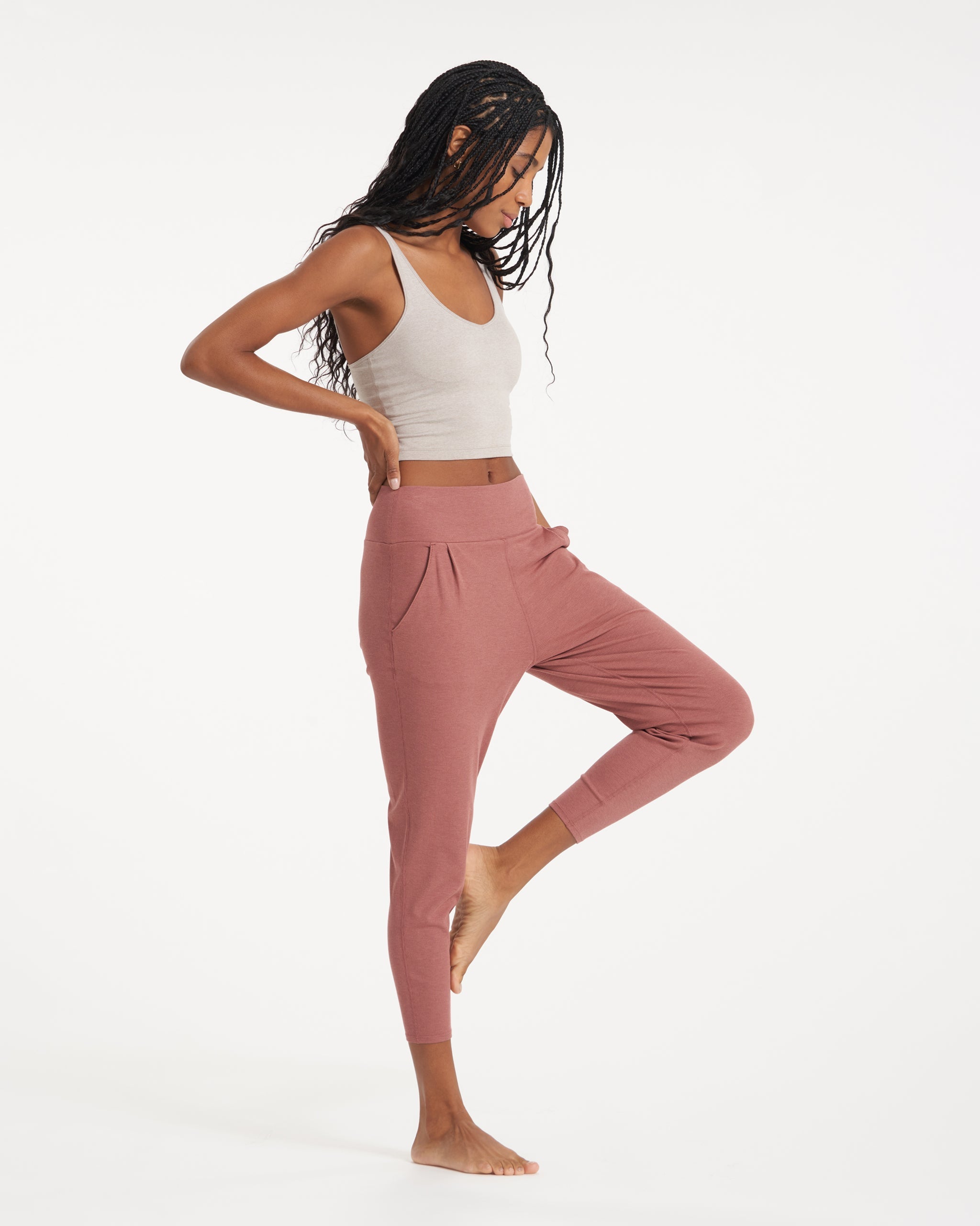 Pose At Ease Pant | Rosewood Heather