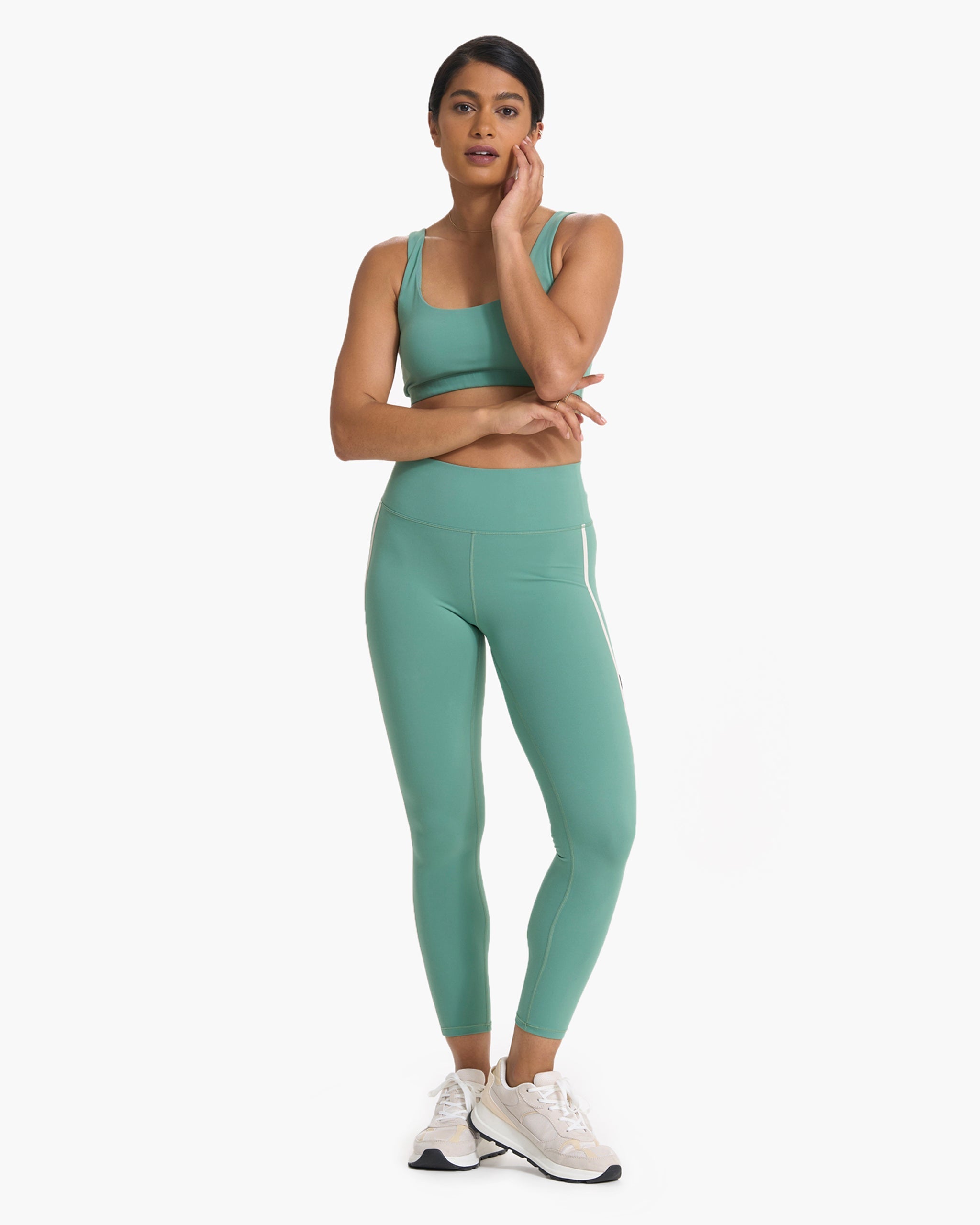 Track Legging | Celadon