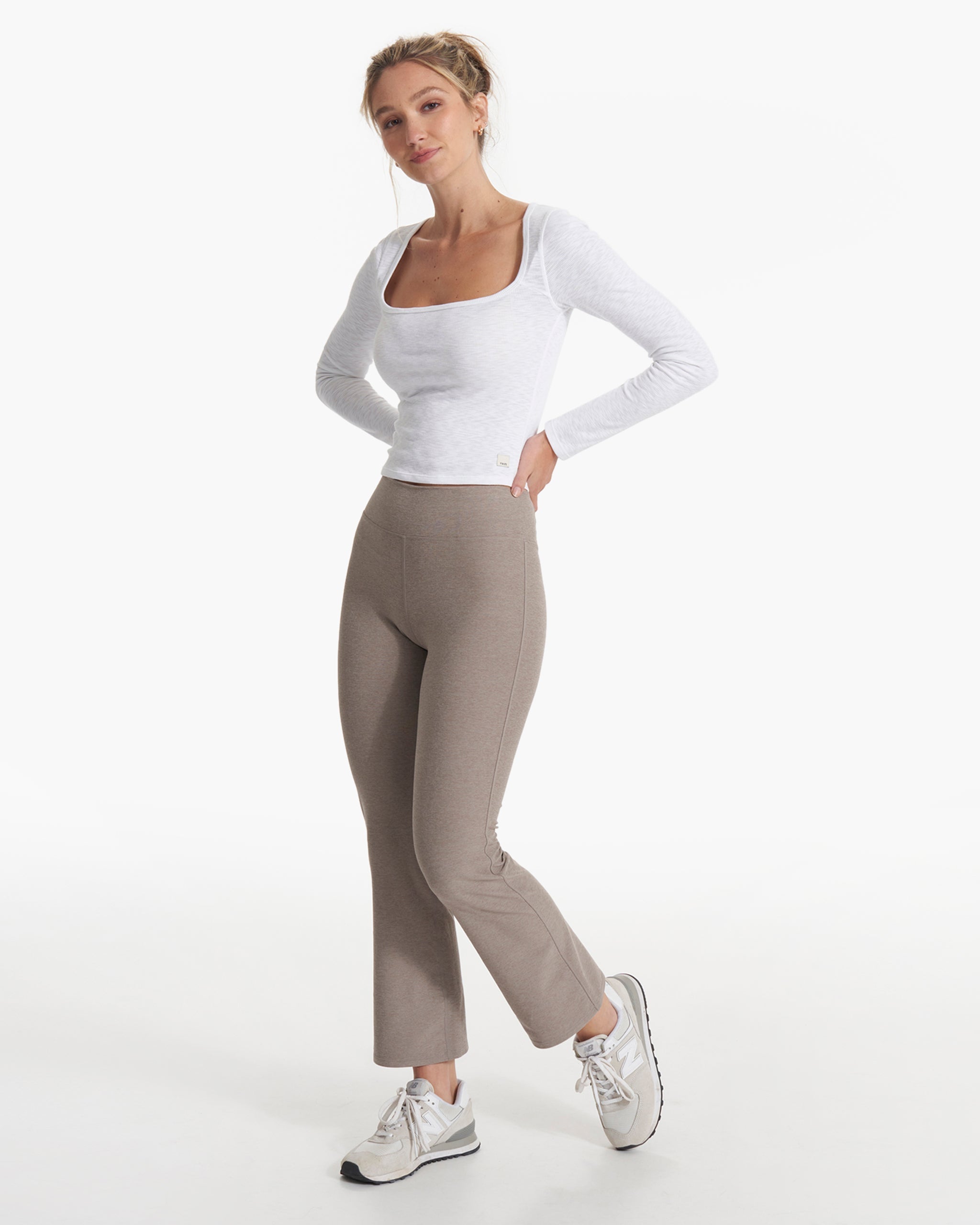 Mid Rise Elevation Slim Bootcut | Walnut Heather