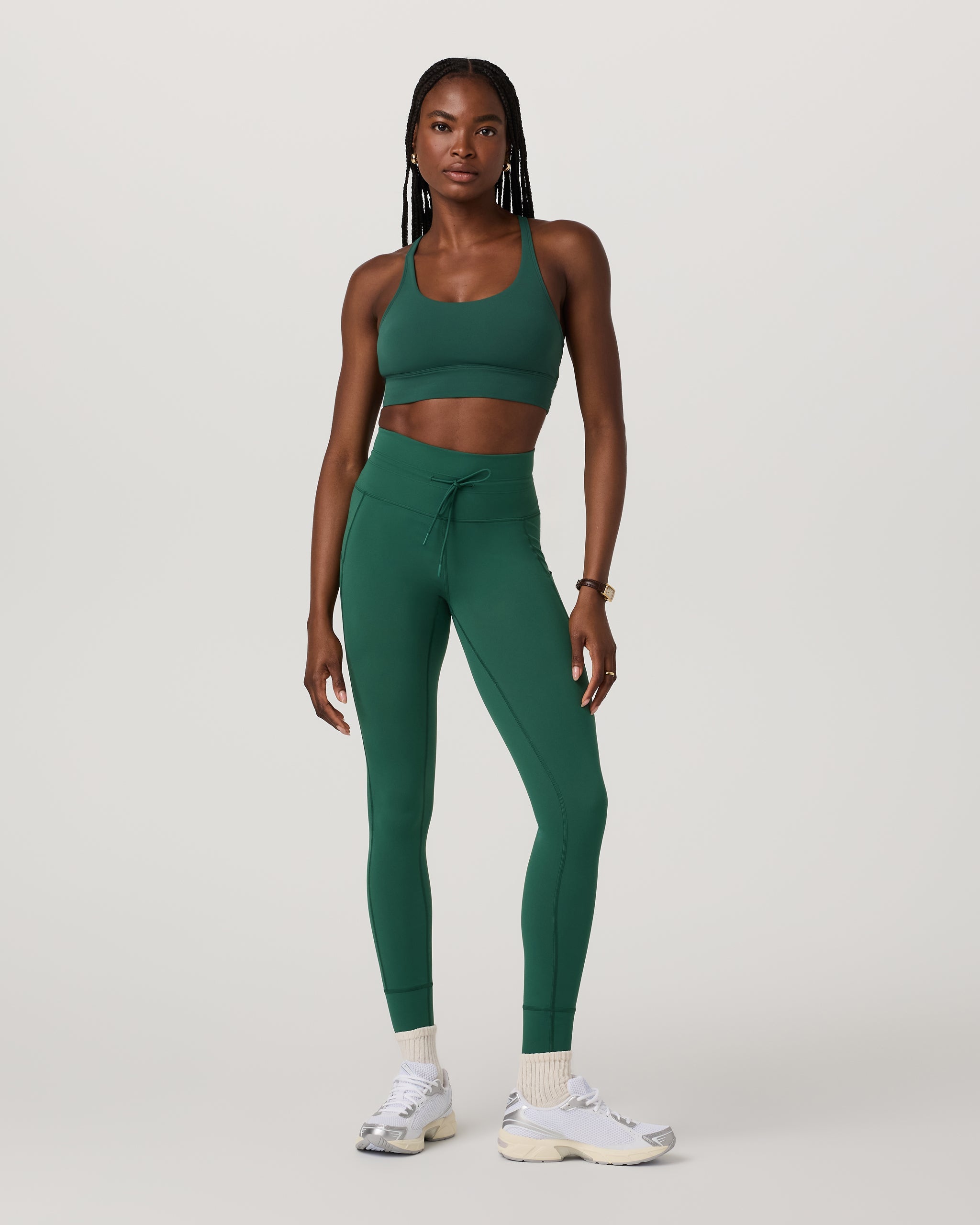 Daily Pocket Legging - Short | Viridian