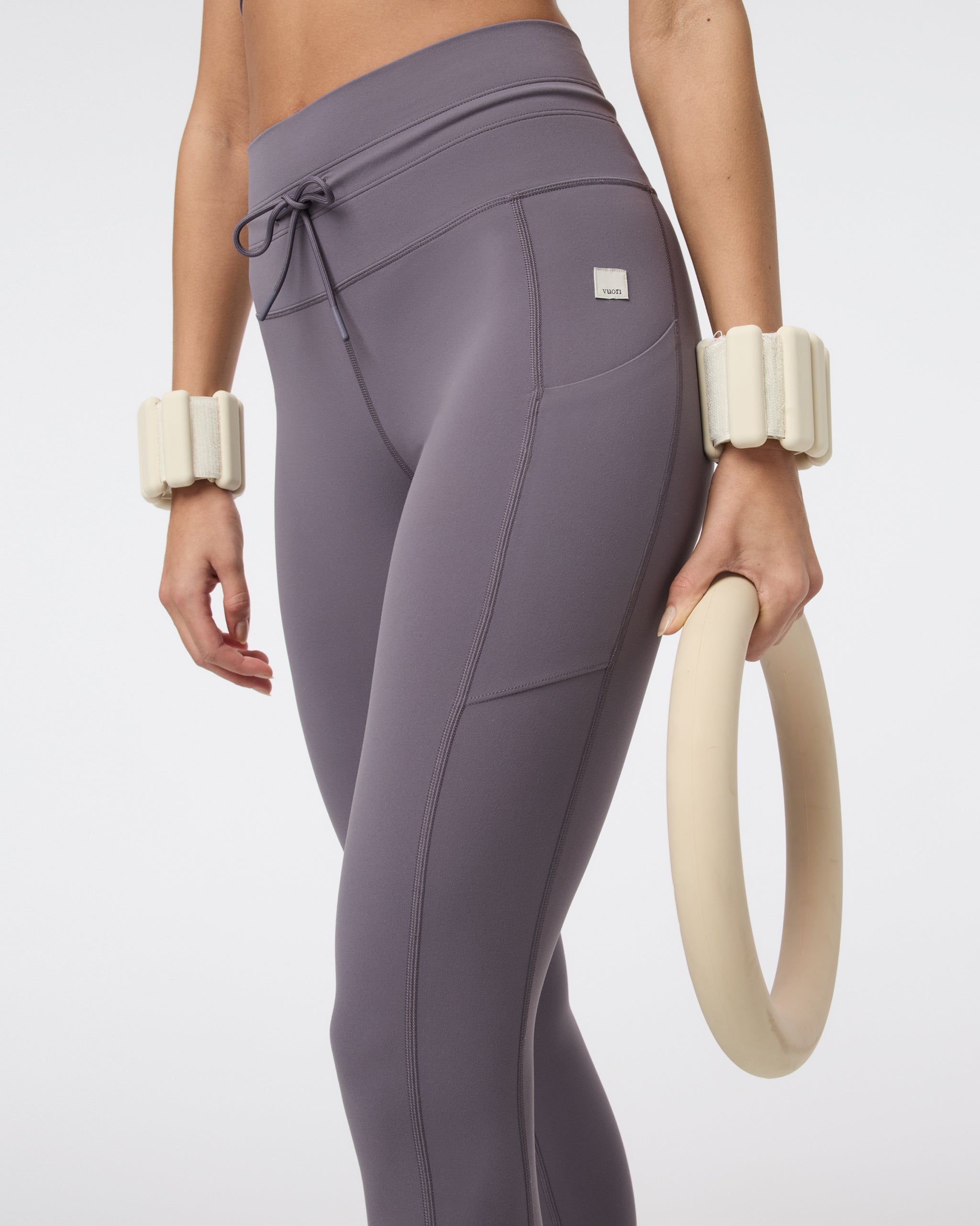 Daily Pocket Legging - Short | Lunar Grey